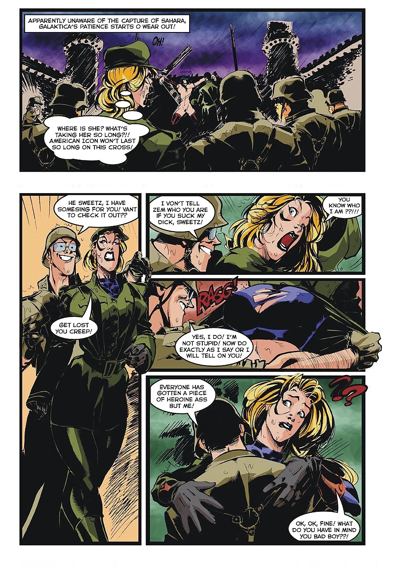 American Icon - Against The Evil Nazis 03 porn comic picture 19