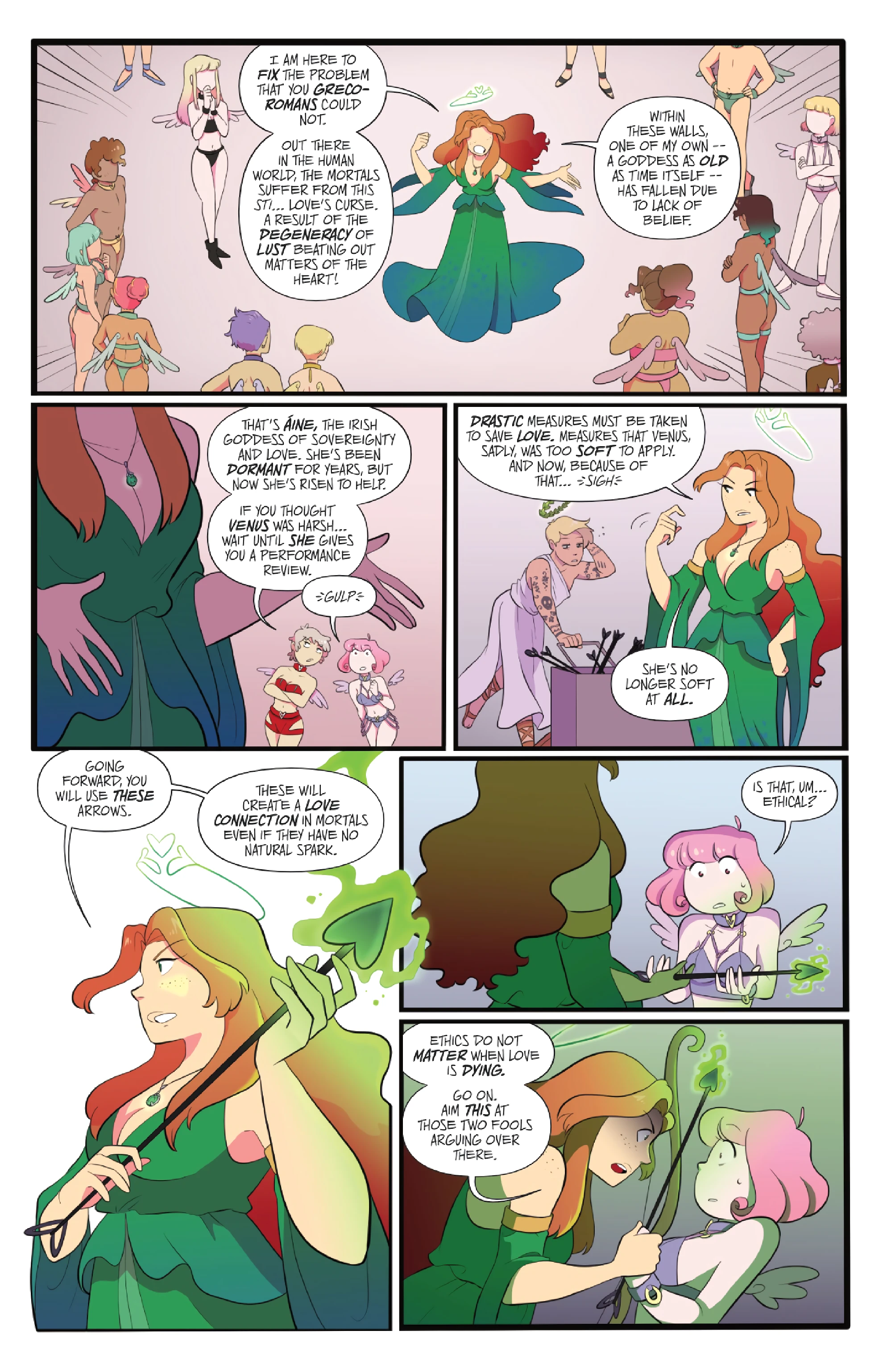 Amorini 2 porn comic picture 11