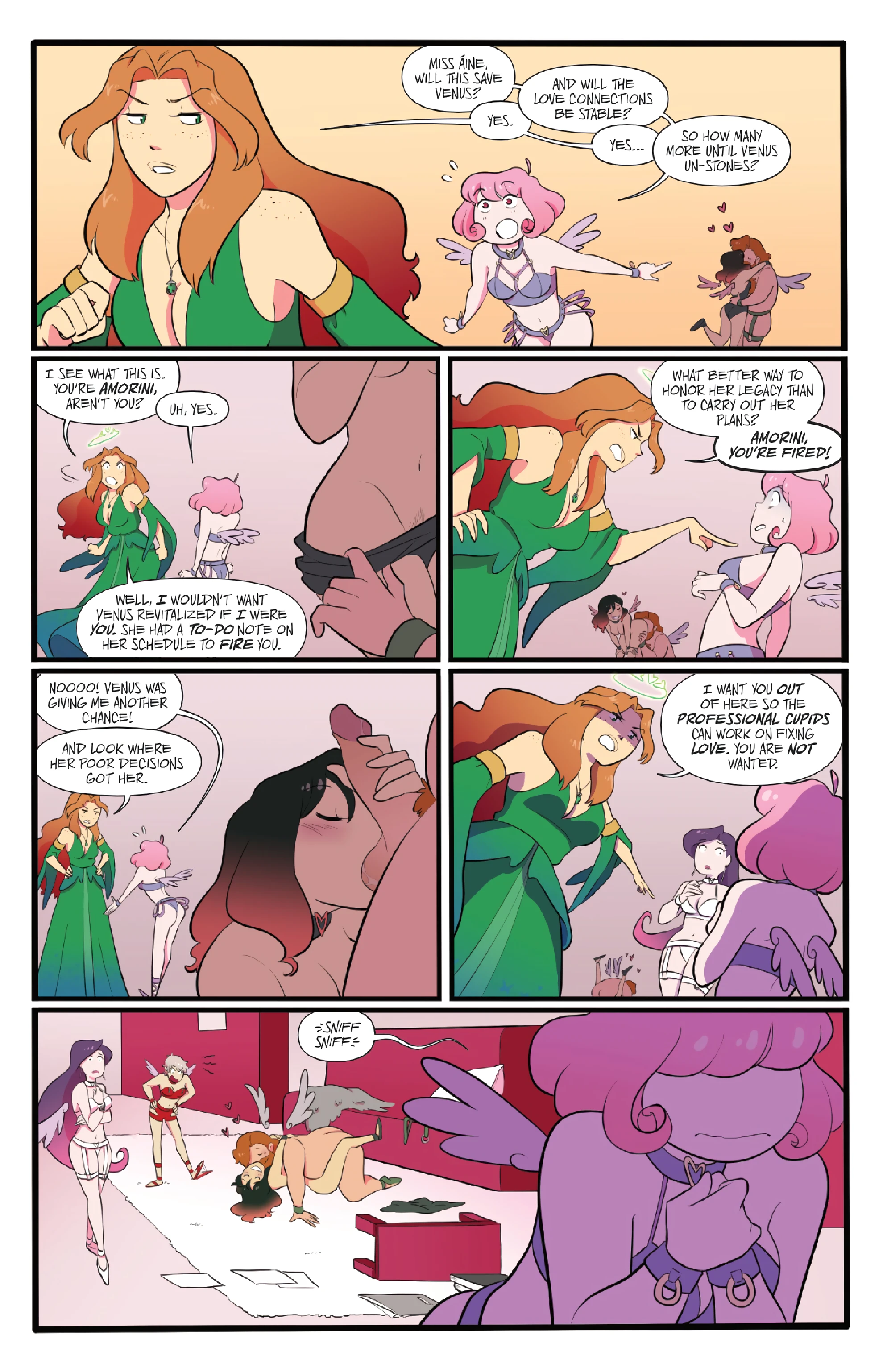 Amorini 2 porn comic picture 13