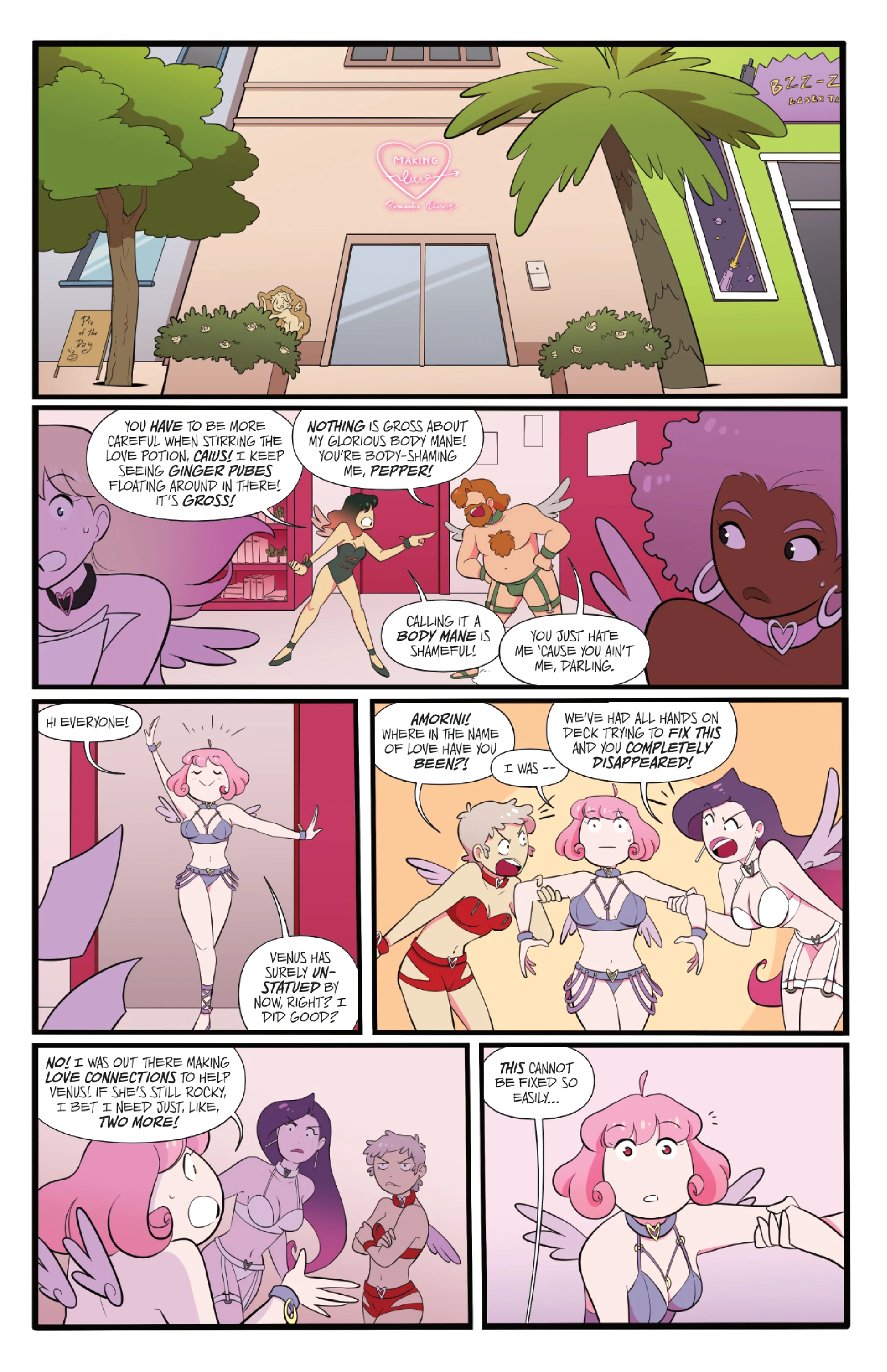 Amorini 2 porn comic picture 9