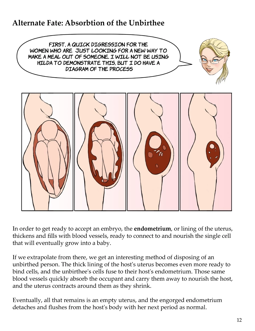 Anatomy & Physiology of Unbirthing porn comic picture 13
