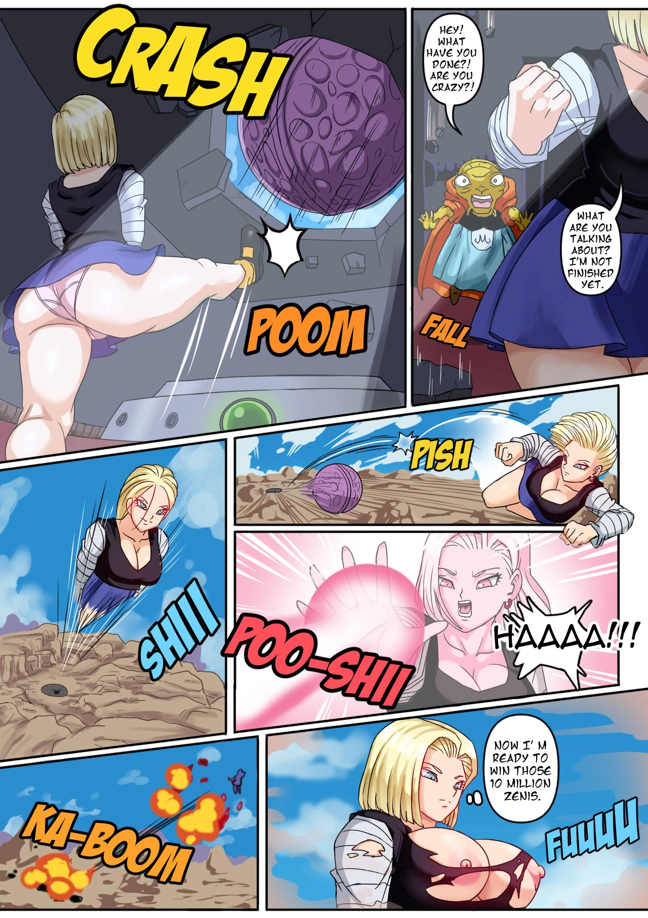 Android 18 & Gohan porn comic picture 28