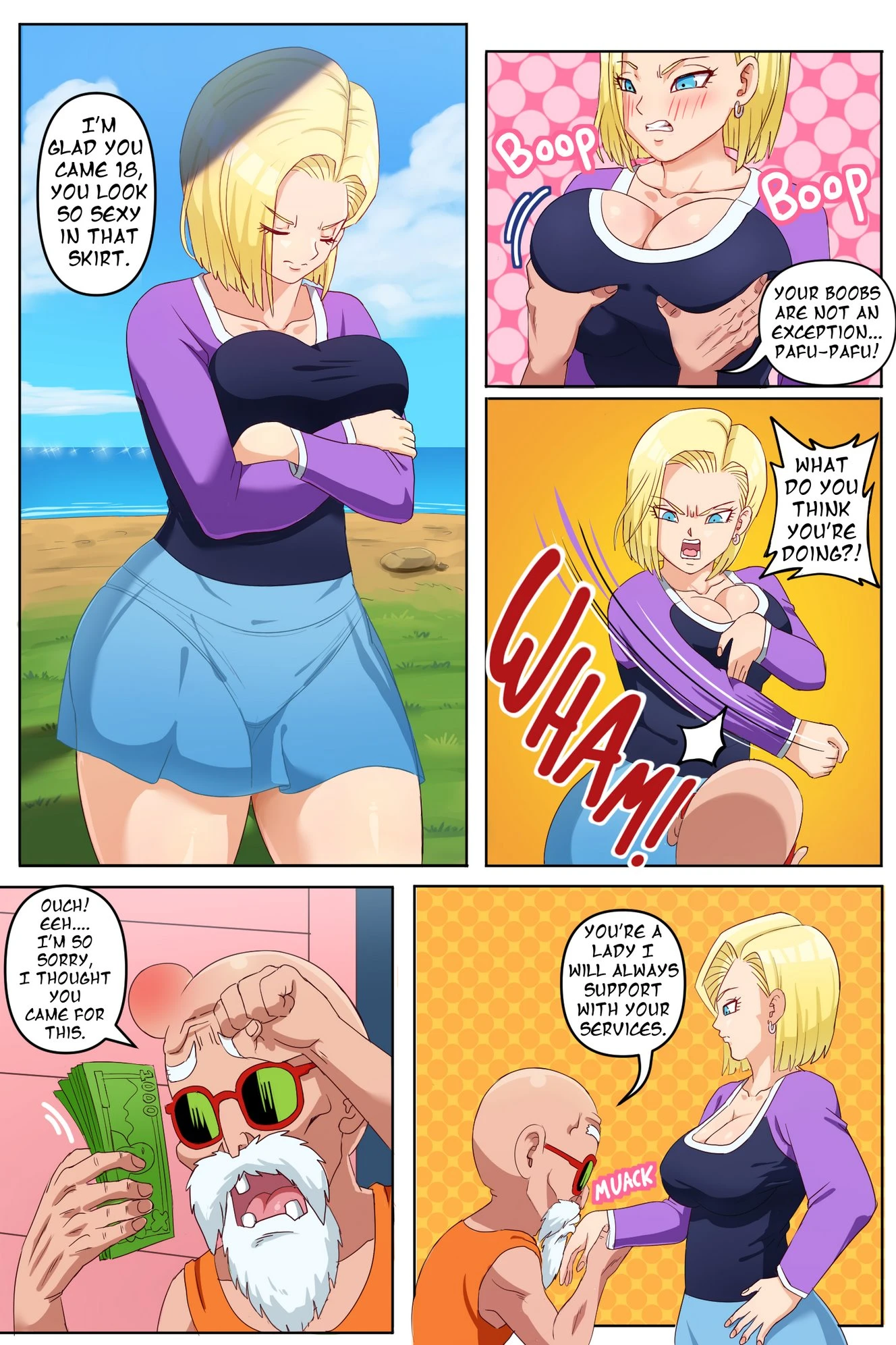 Android 18 NTR porn comic picture 3