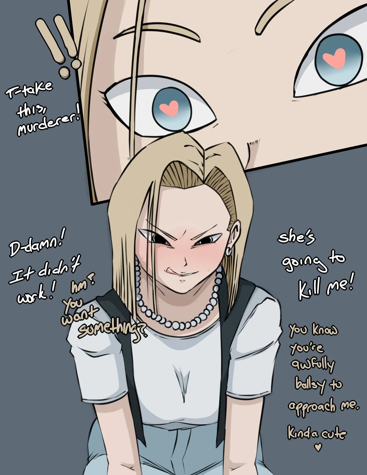 Android 18's remote porn comic picture 2