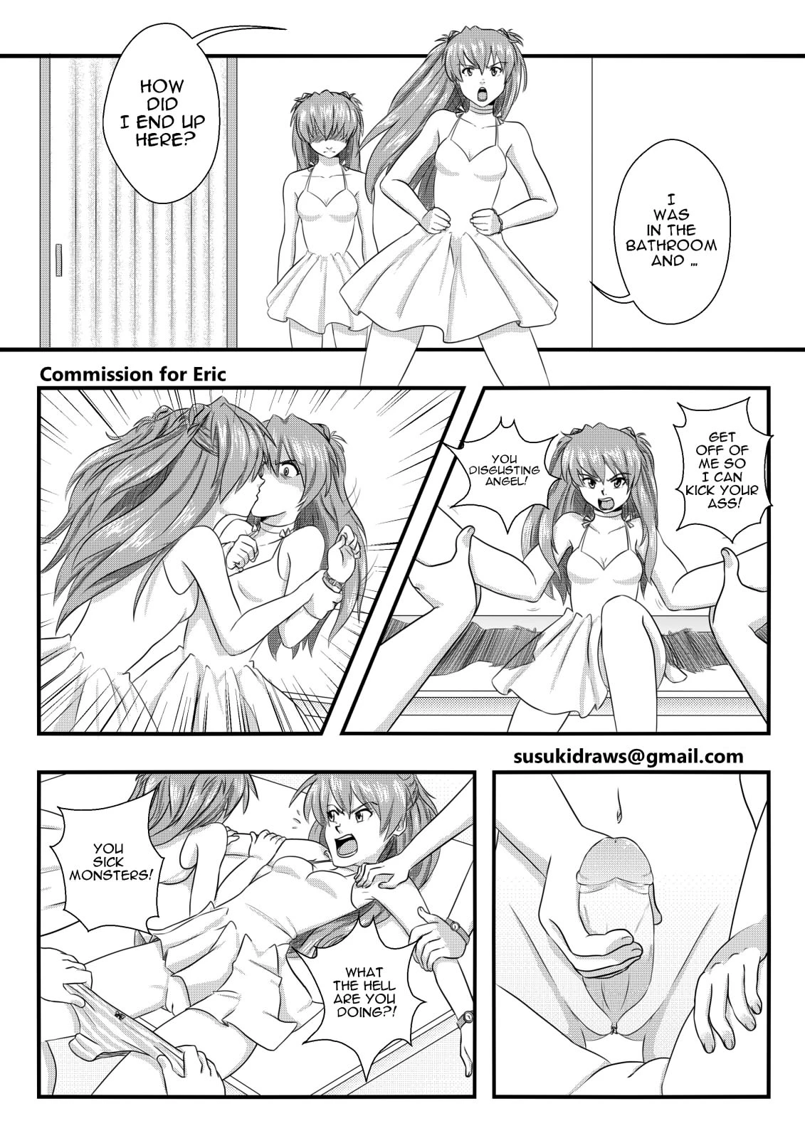 Angel Attack porn comic picture 3