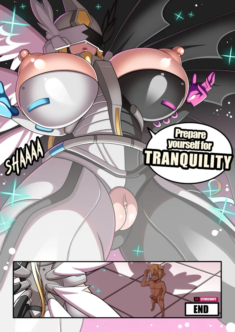 Angewomon & LadyDevimon porn comic picture 4