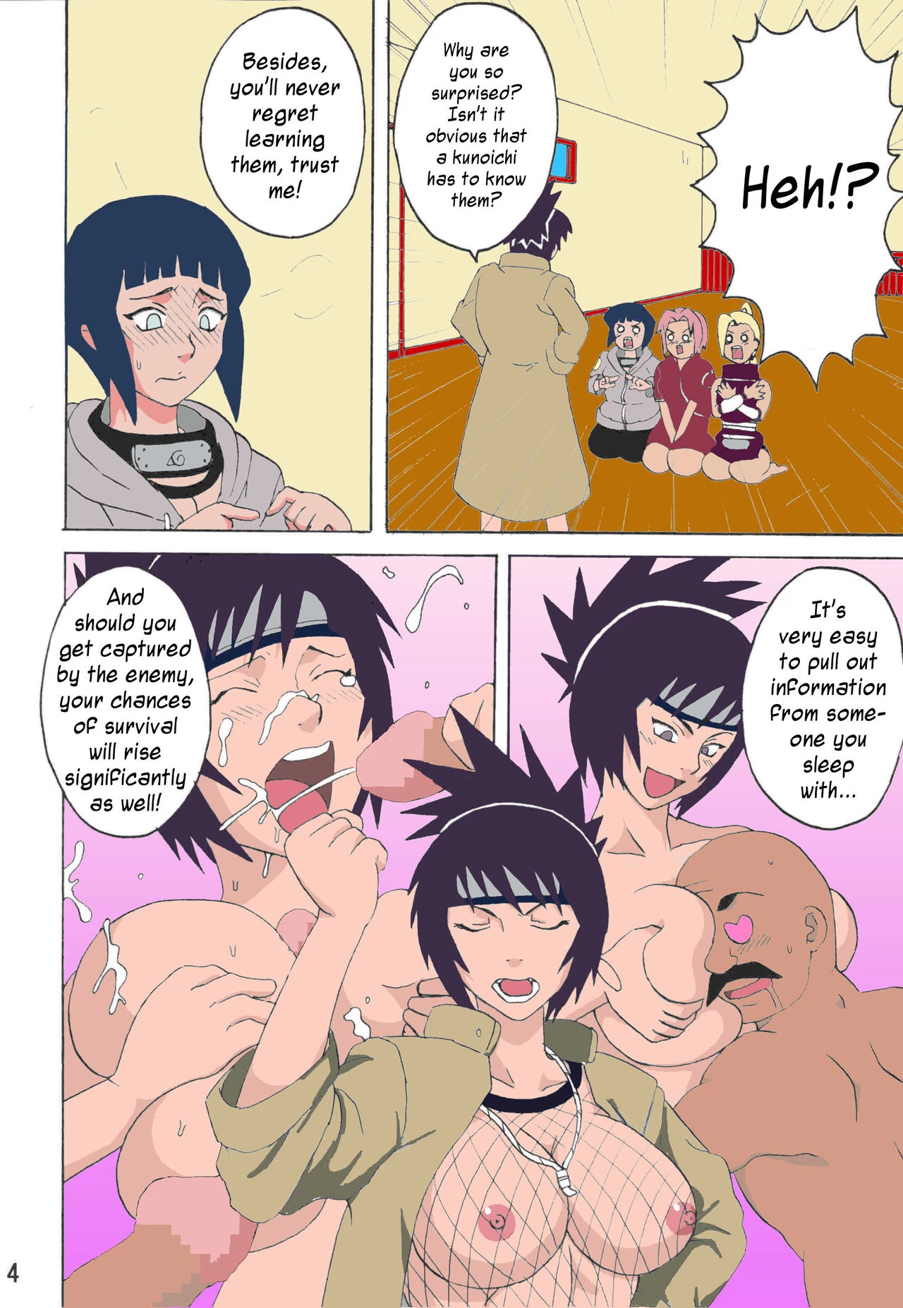 Anko's Class (Colored) porn comic picture 3