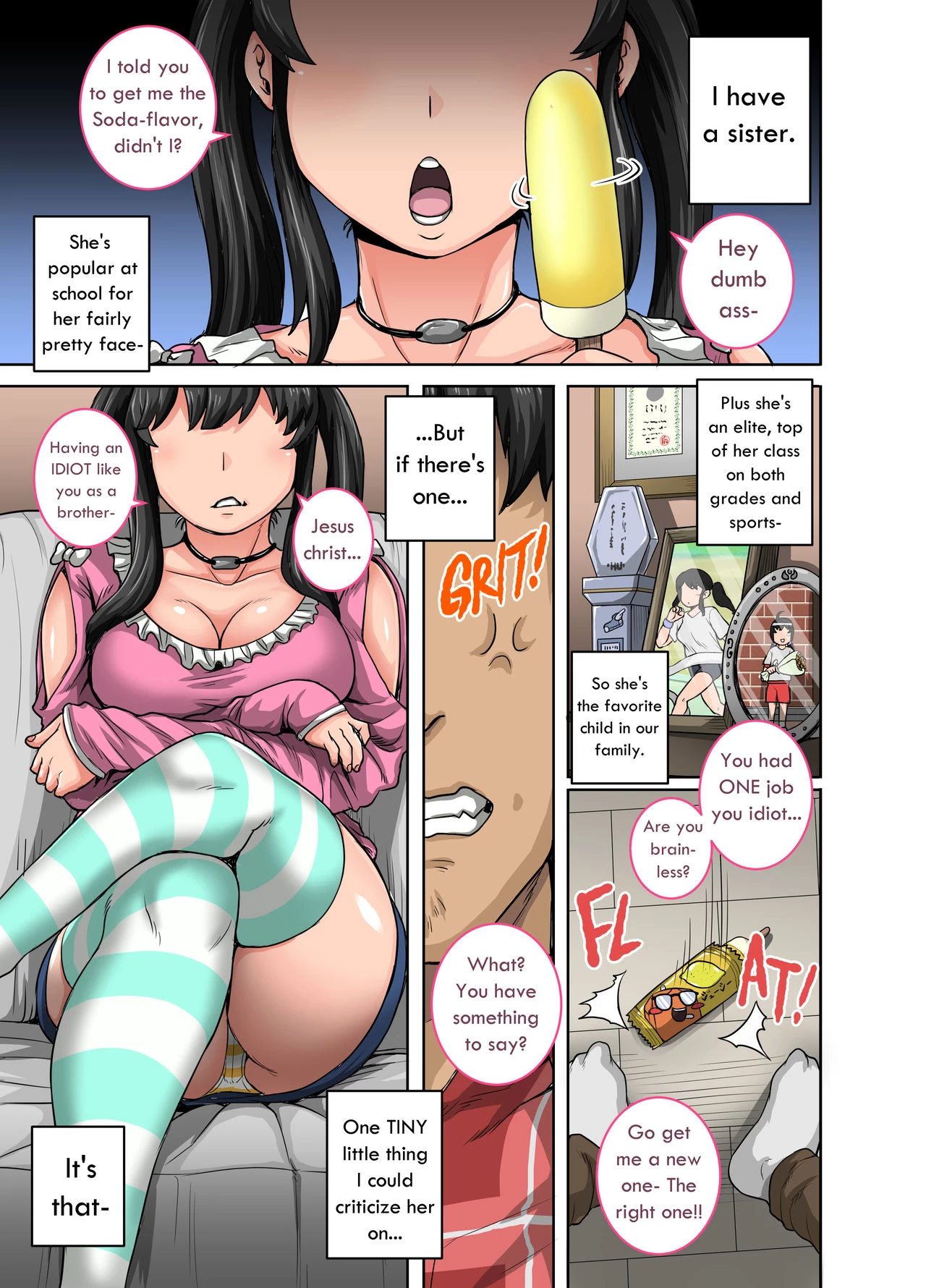 Annoying Sister Needs to Be Scolded!! | Mukatsuku Imouto wa Chanto Shikaranakucha!! porn comic picture 3