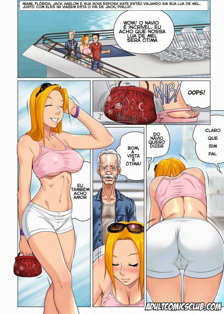 Another Horny Father-in-law Animated (portuguese) porn comic picture 2