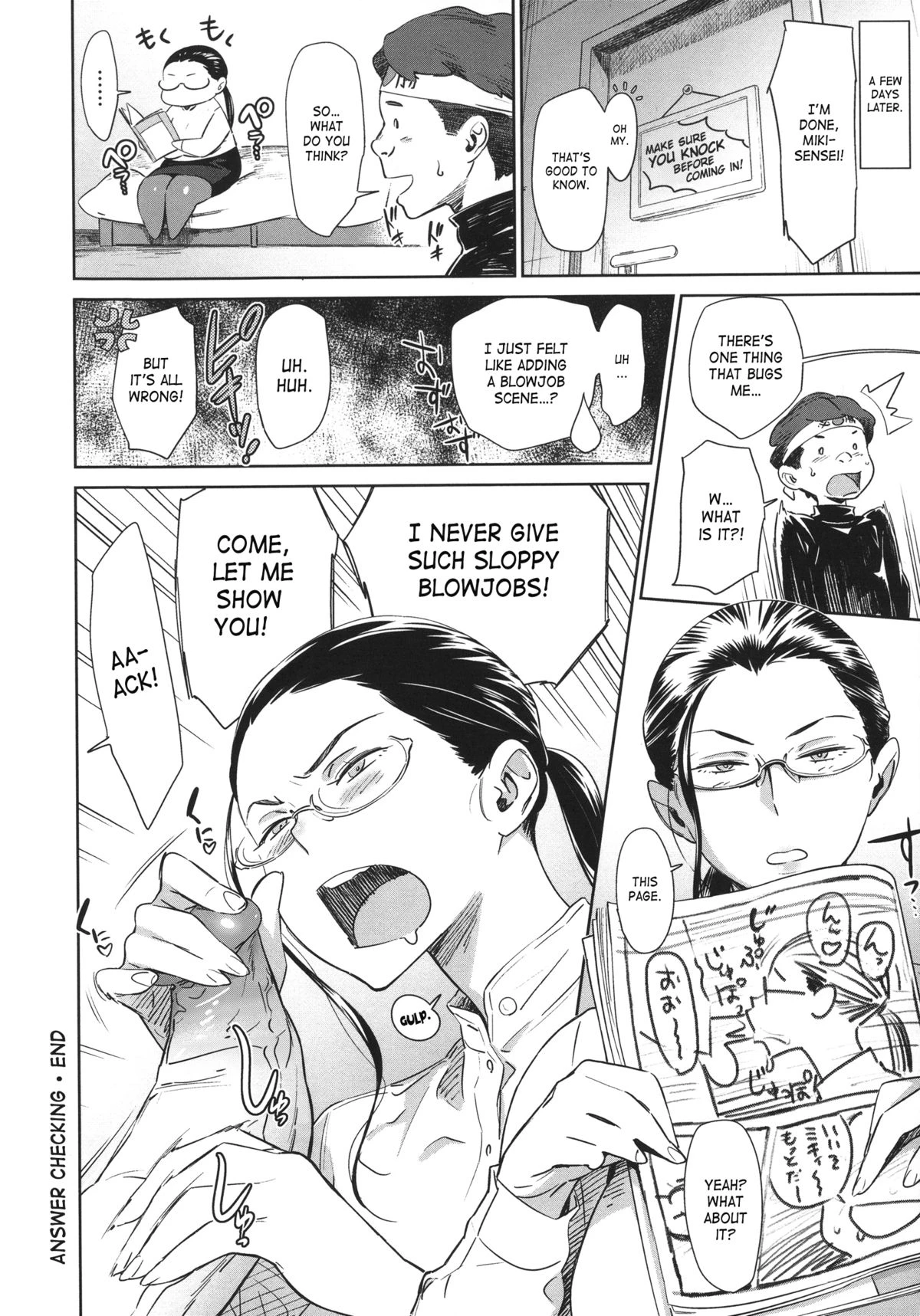 Answer Checking porn comic picture 20