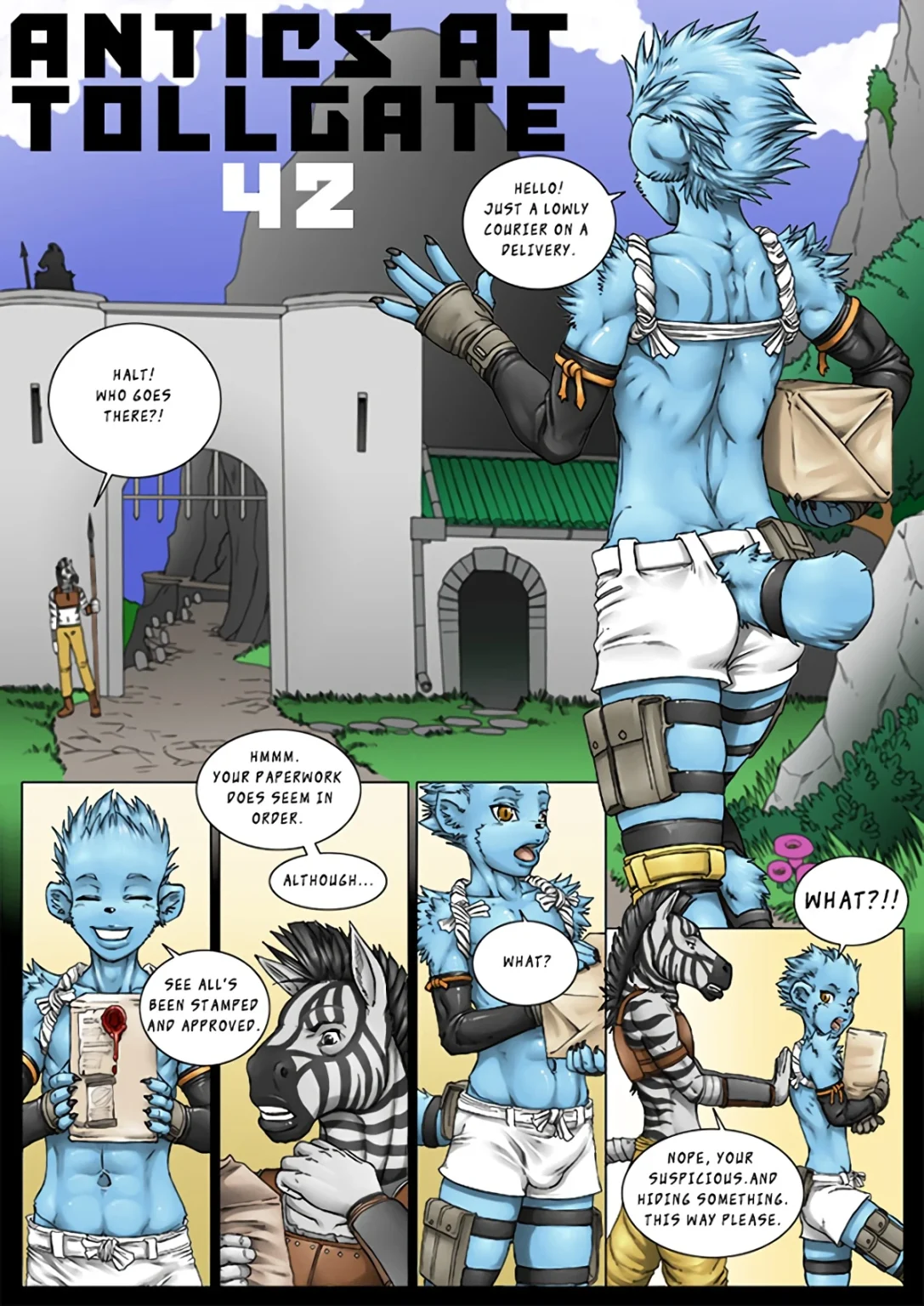 Antics at Tollgate 42 porn comic picture 1