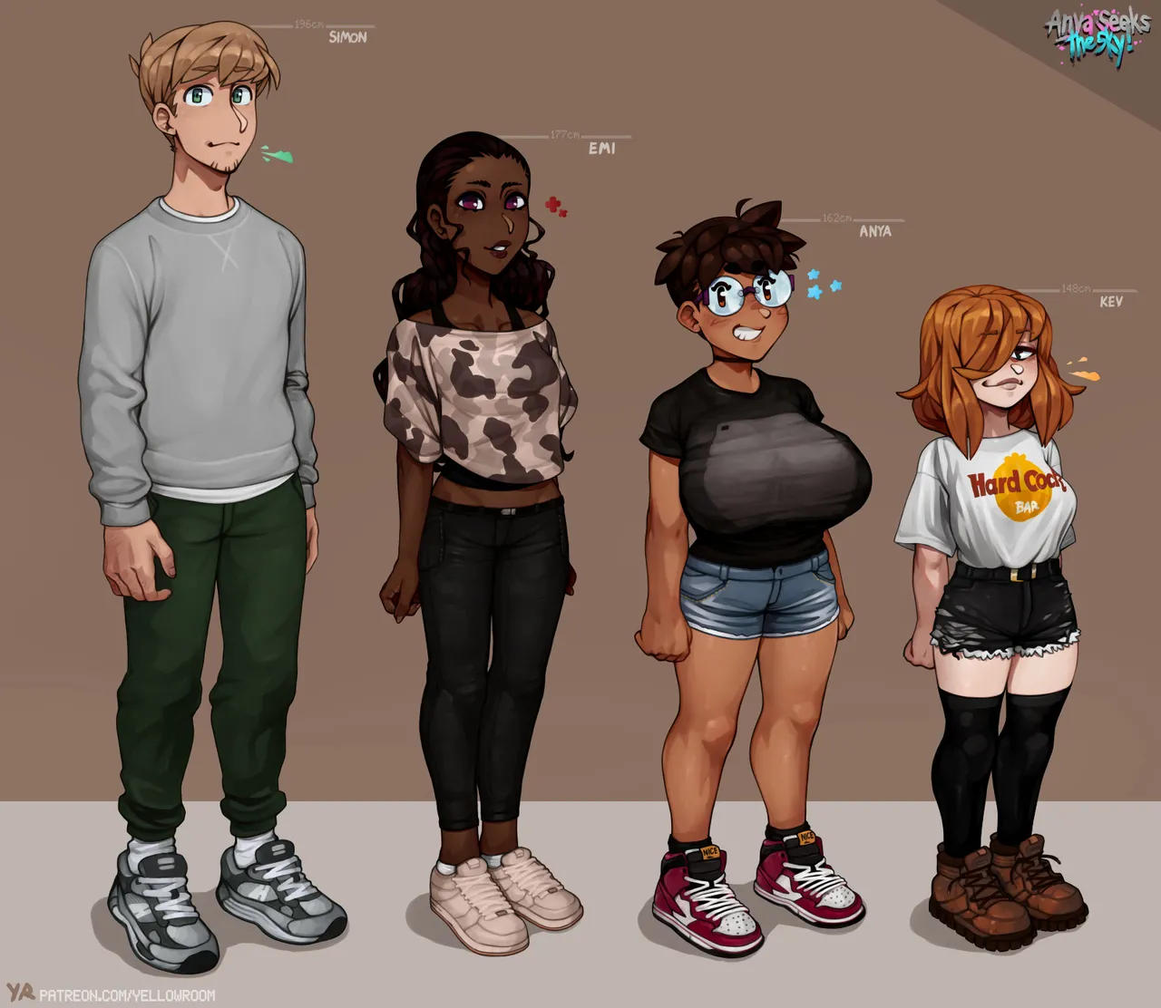 Anya – THICC Tomboy Childhood Friend porn comic picture 18