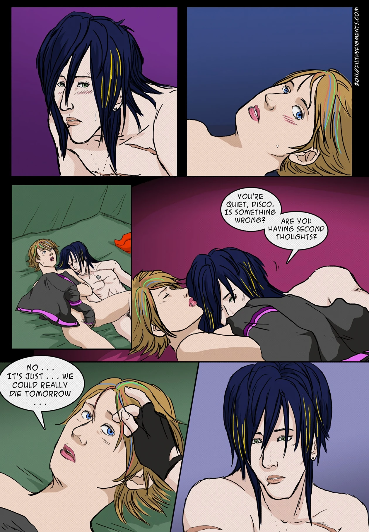 Apocalypse Love "No Regrets" porn comic picture 16