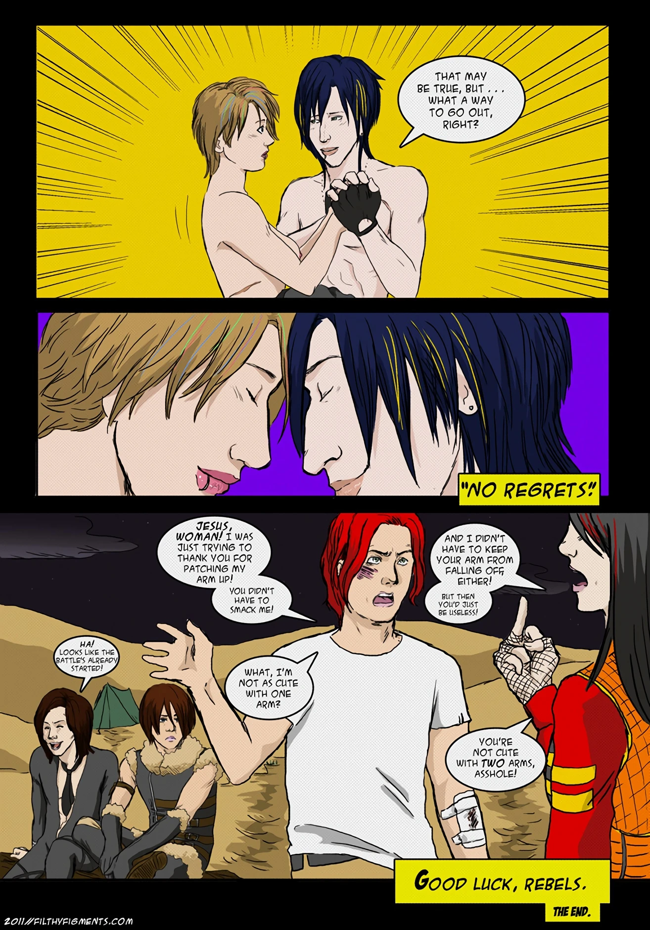 Apocalypse Love "No Regrets" porn comic picture 17