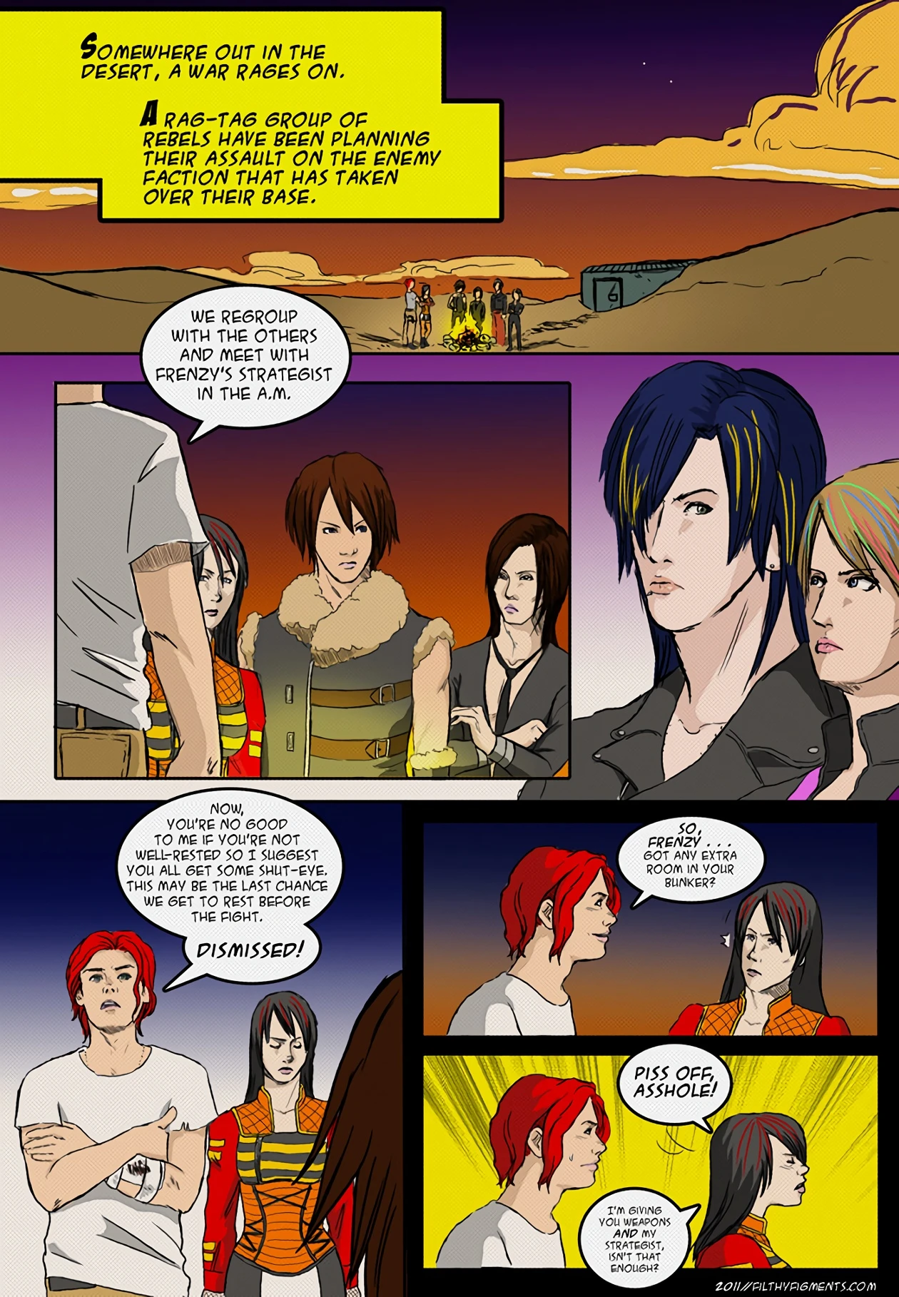 Apocalypse Love "No Regrets" porn comic picture 2