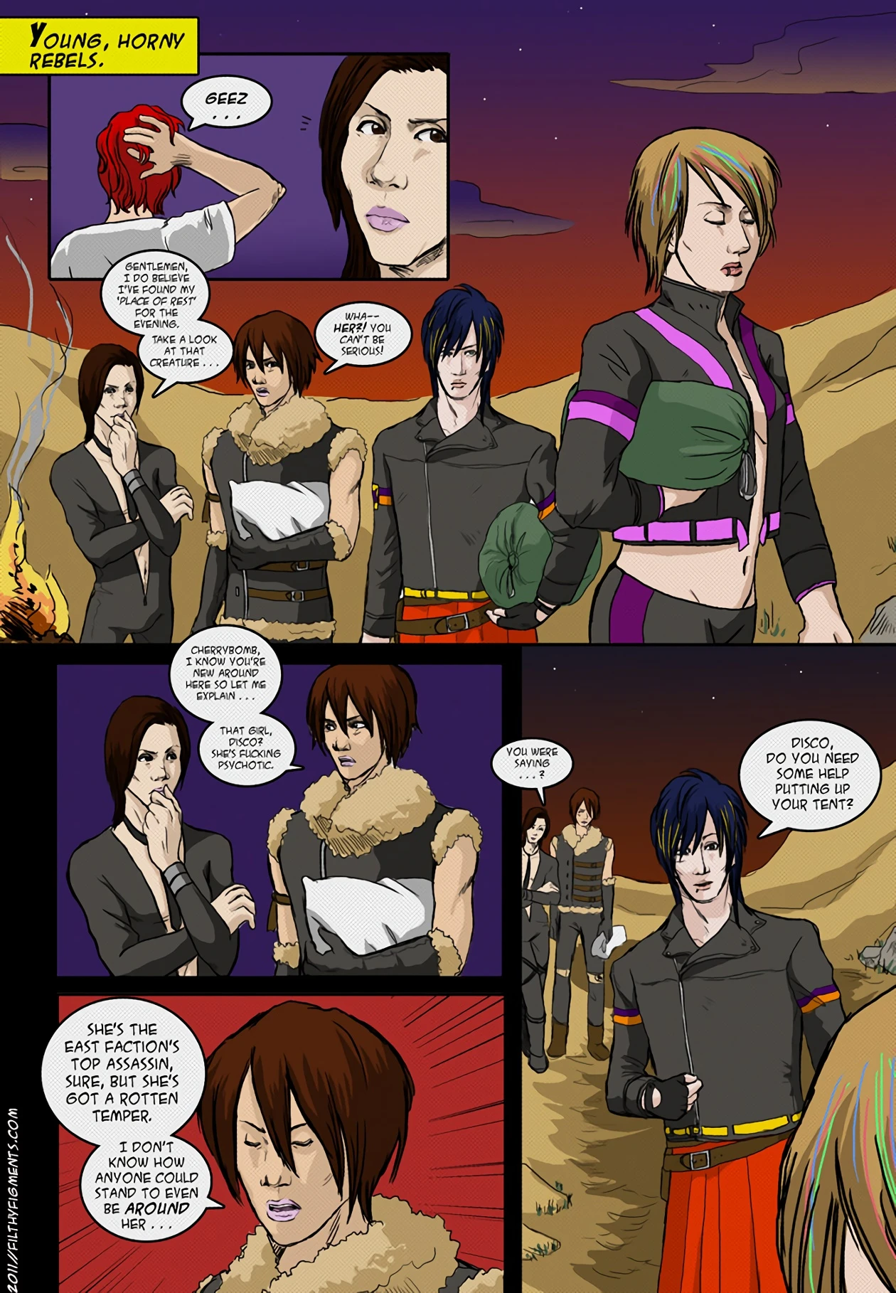 Apocalypse Love "No Regrets" porn comic picture 3