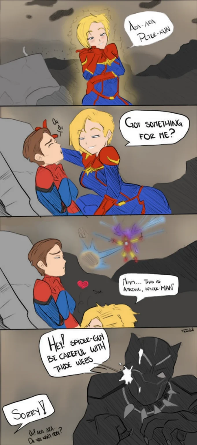 Ara Ara Spider-kun porn comic picture 1