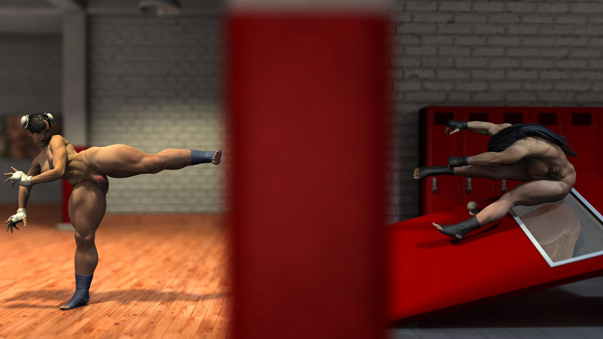 Arm Day vs Leg Day porn comic picture 48