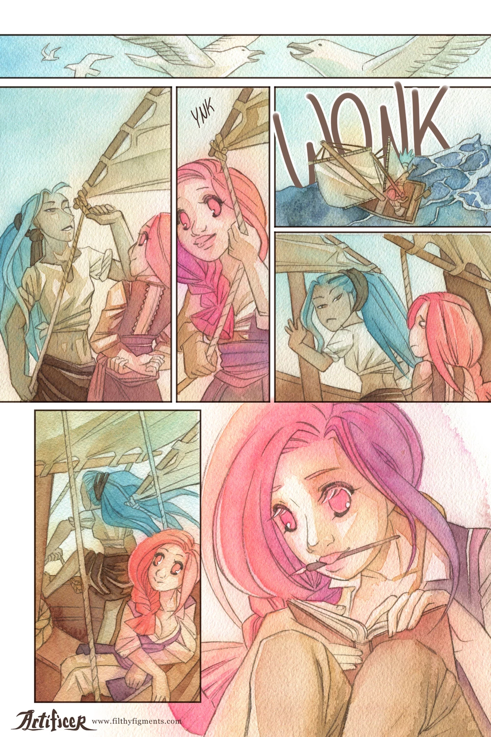 Artificer porn comic picture 14