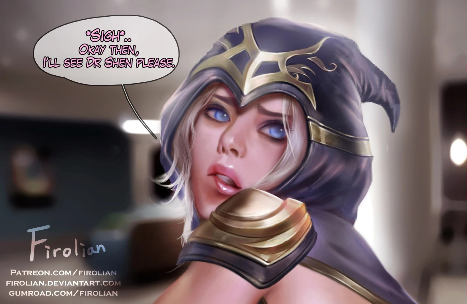 Ashe in Hospital porn comic picture 11