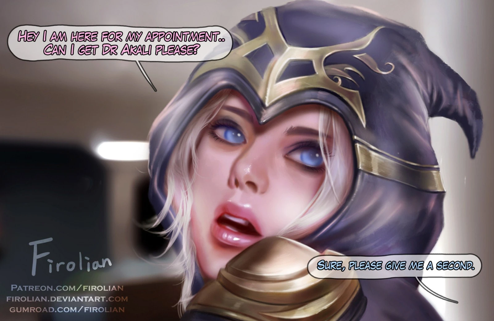 Ashe in Hospital porn comic picture 8