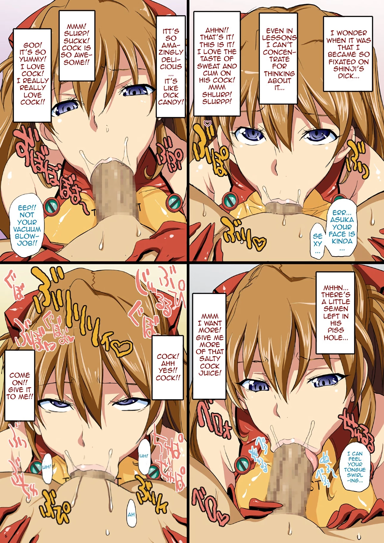 Asuka's Sucky Suck Heaven porn comic picture 5