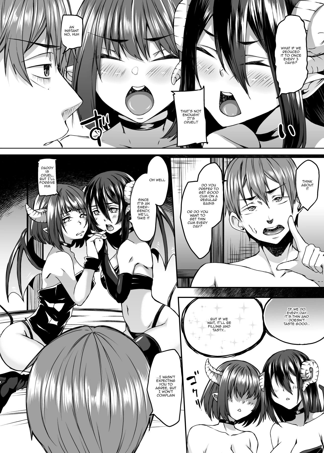 At my Destination There was a Hungry Succubus Wife | Haitatsusaki ni wa Kuufuku no Succubus Zuma ga Ite porn comic picture 3