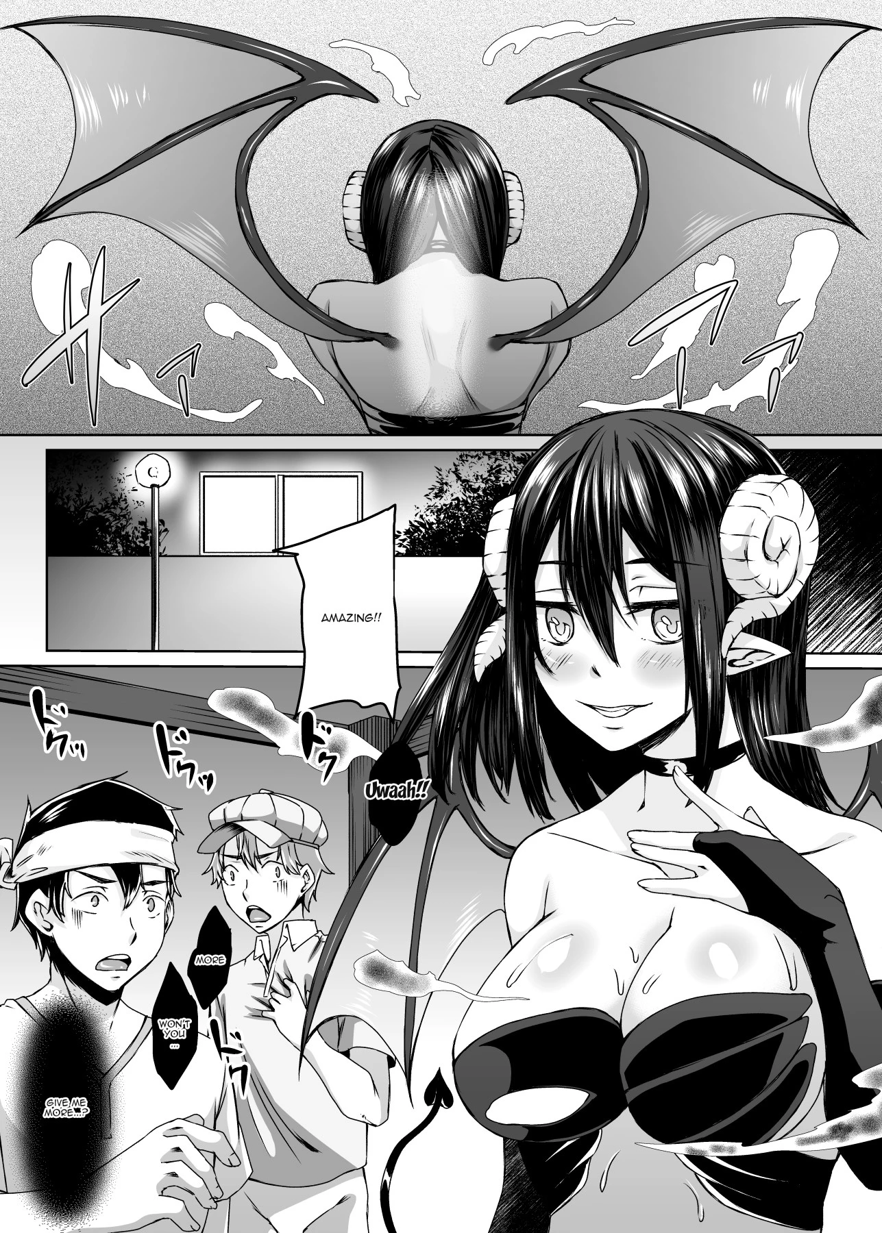 At my Destination There was a Hungry Succubus Wife | Haitatsusaki ni wa Kuufuku no Succubus Zuma ga Ite porn comic picture 32