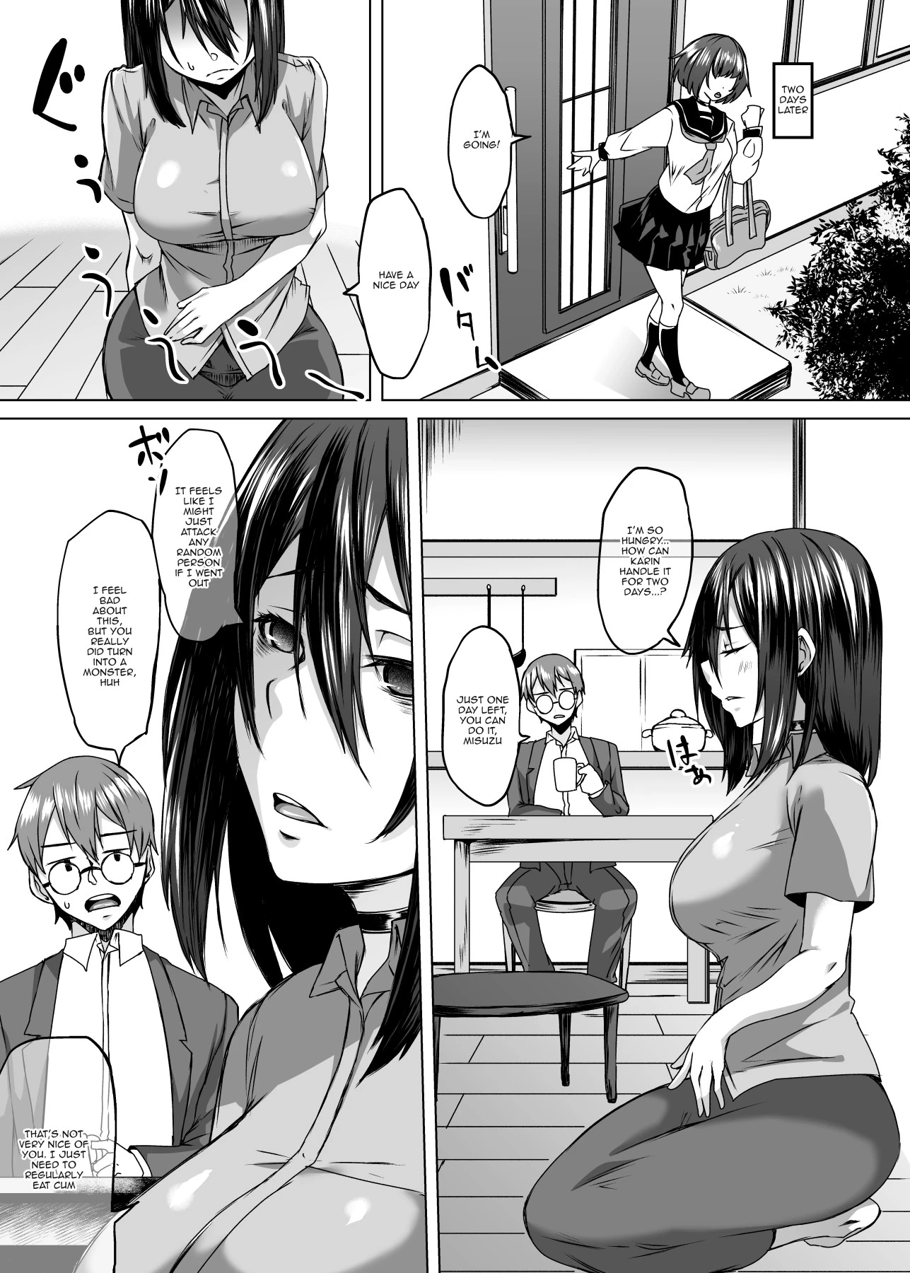 At my Destination There was a Hungry Succubus Wife | Haitatsusaki ni wa Kuufuku no Succubus Zuma ga Ite porn comic picture 4