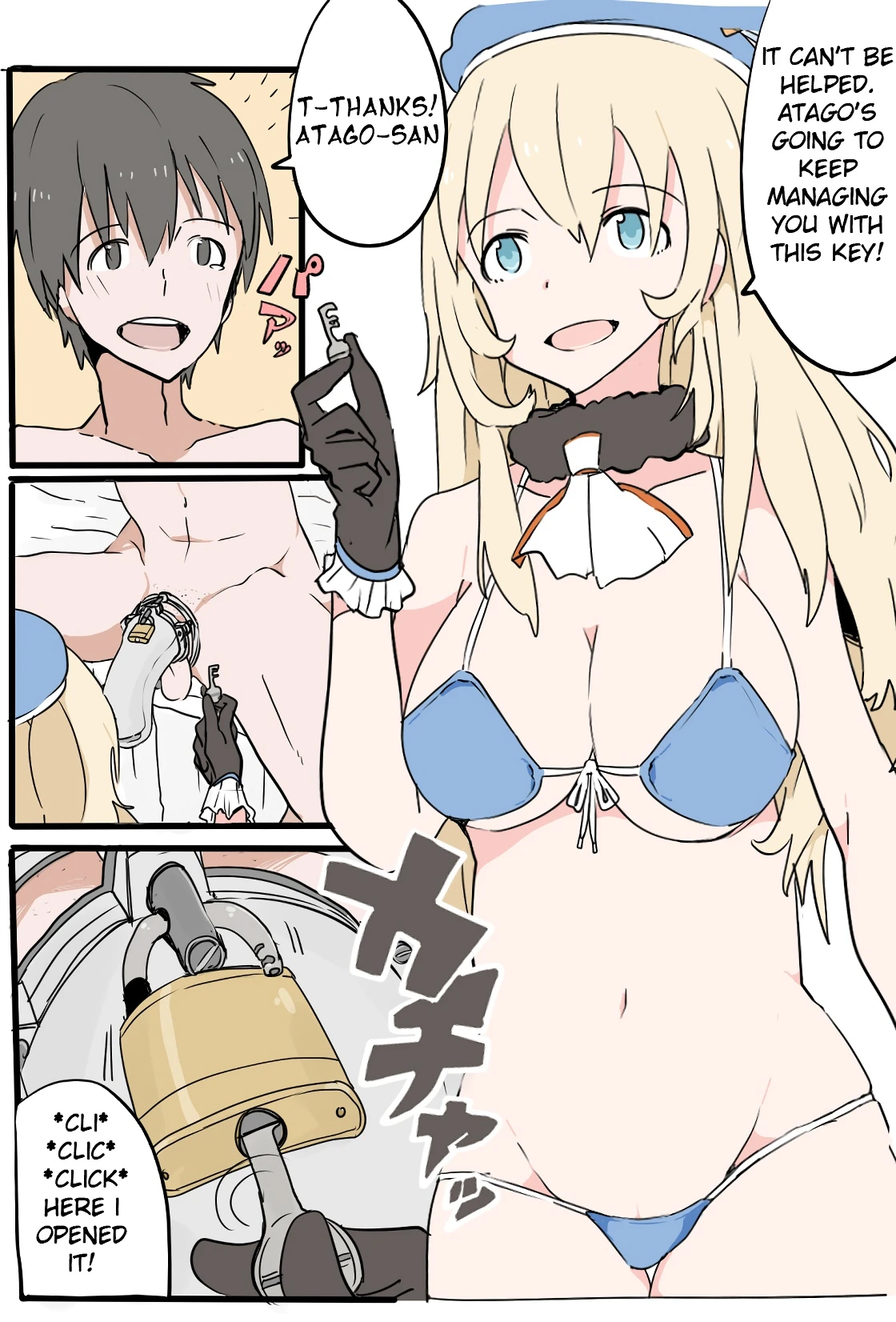 Atago-san ni Shasei Kanri sareru Manga - Zenpen porn comic picture 6