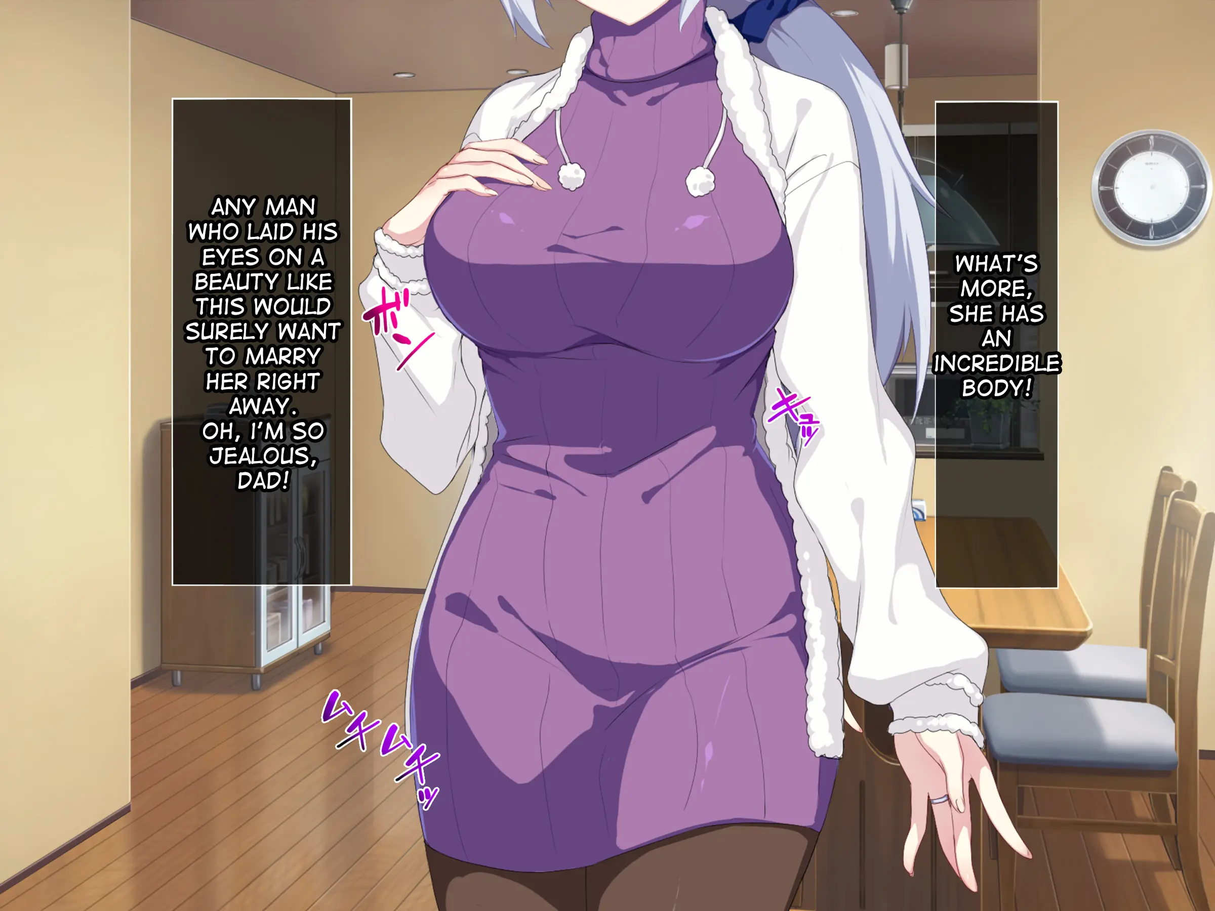 Atarashii Haha wa Russia-jin!? Oyaji ni Naisho de Niizuma Netori! porn comic picture 13