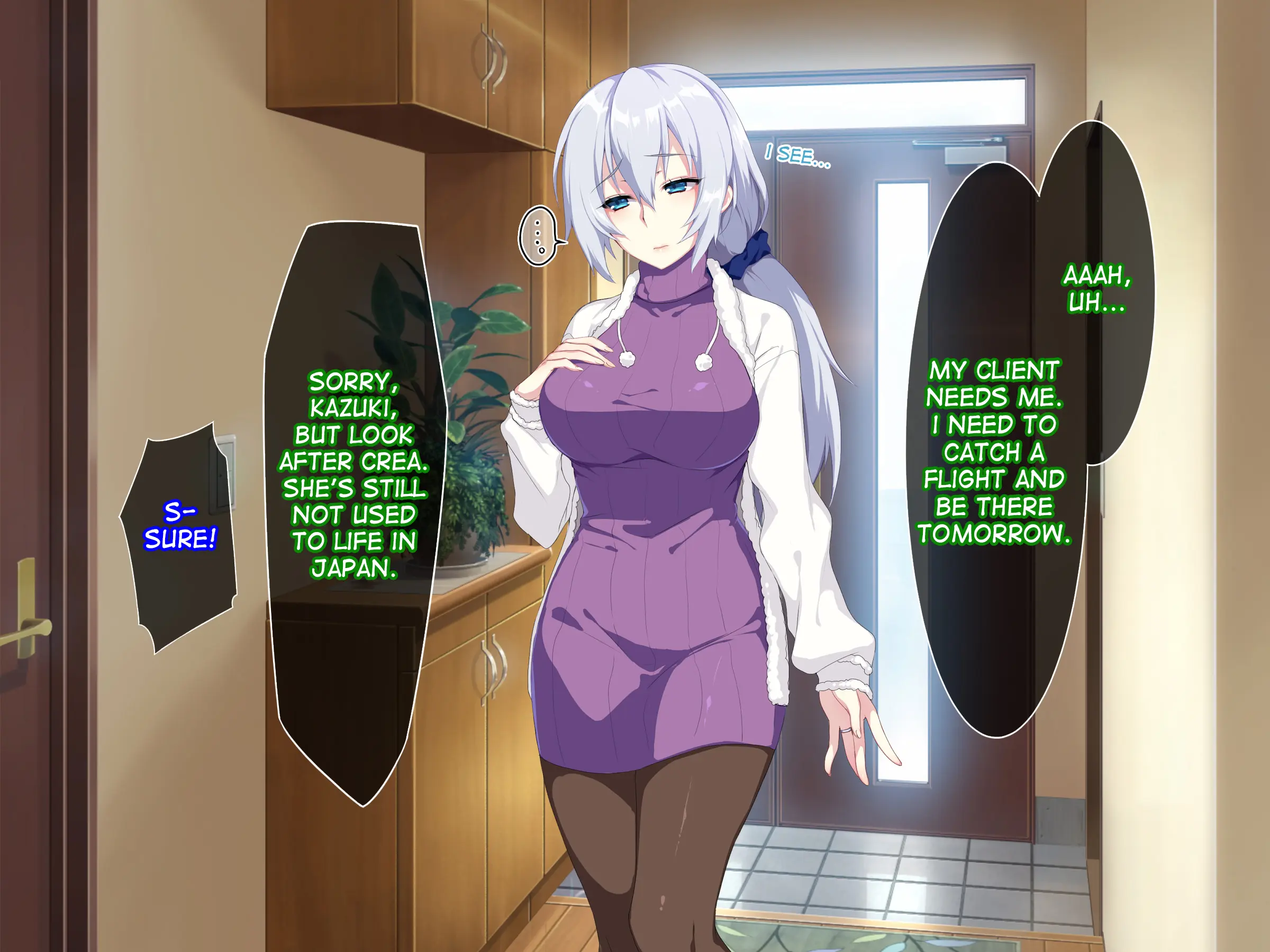 Atarashii Haha wa Russia-jin!? Oyaji ni Naisho de Niizuma Netori! porn comic picture 22