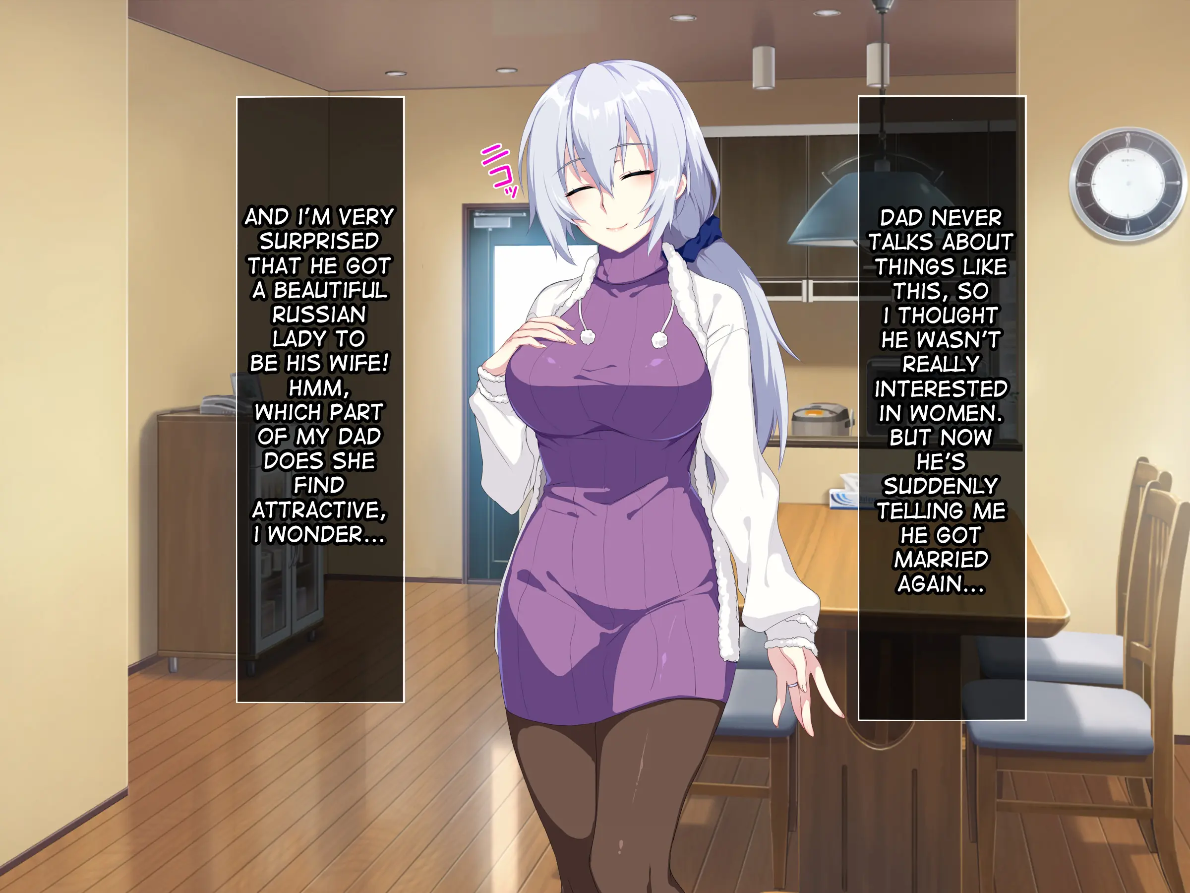 Atarashii Haha wa Russia-jin!? Oyaji ni Naisho de Niizuma Netori! porn comic picture 7