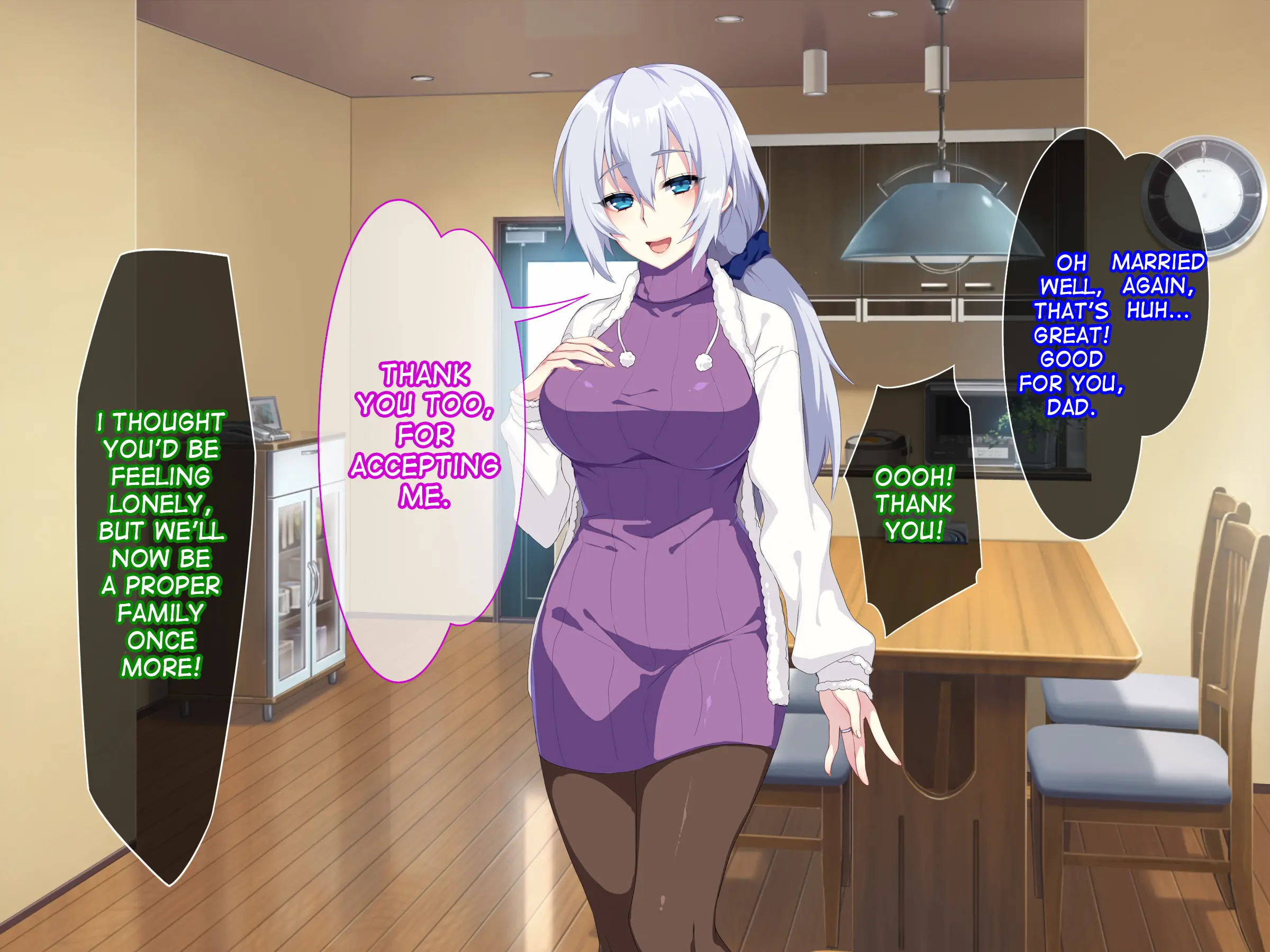 Atarashii Haha wa Russia-jin!? Oyaji ni Naisho de Niizuma Netori! porn comic picture 8