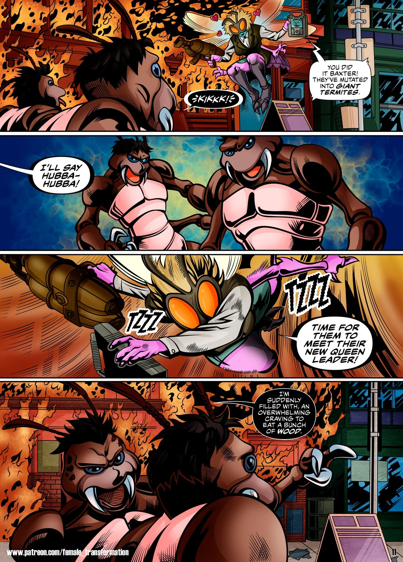 Attack of the Fly porn comic picture 13