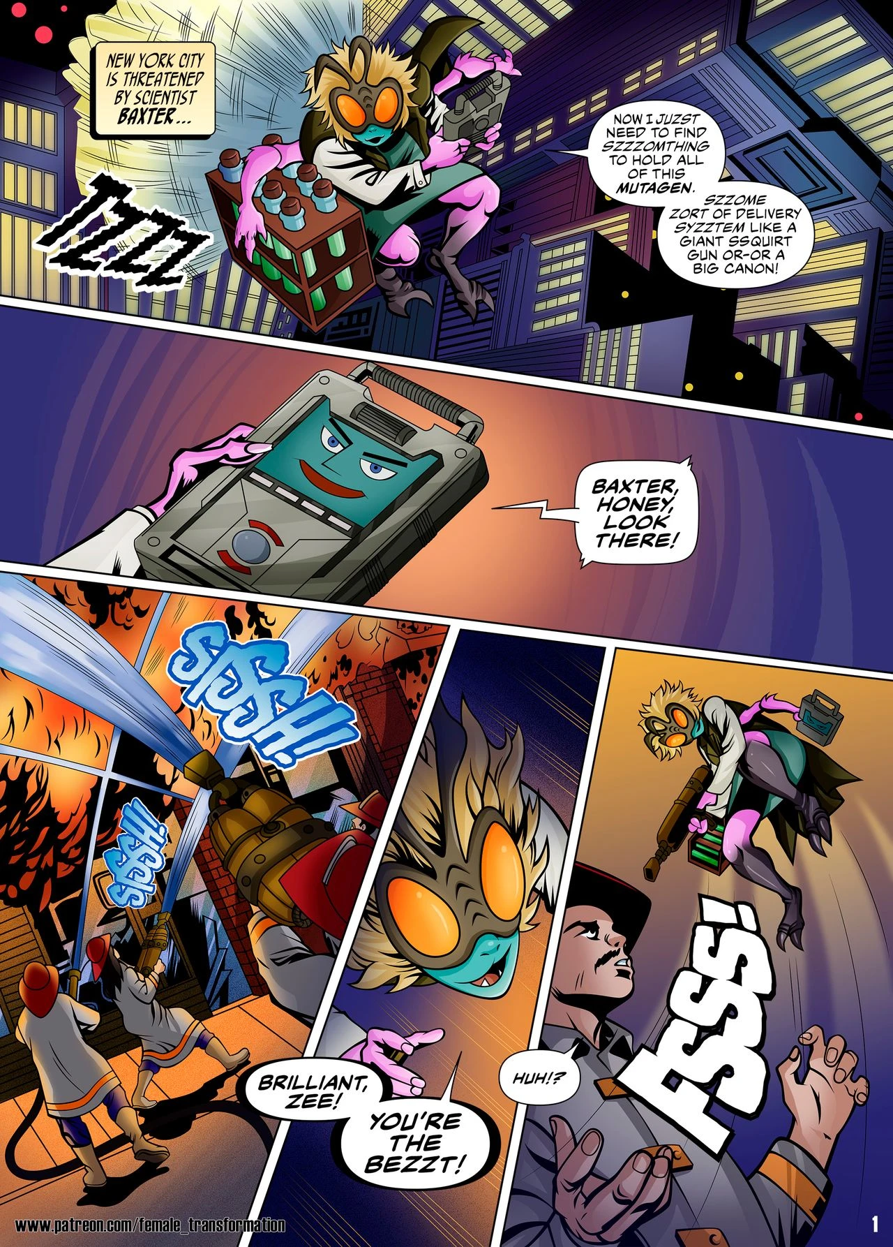 Attack of the Fly porn comic picture 3