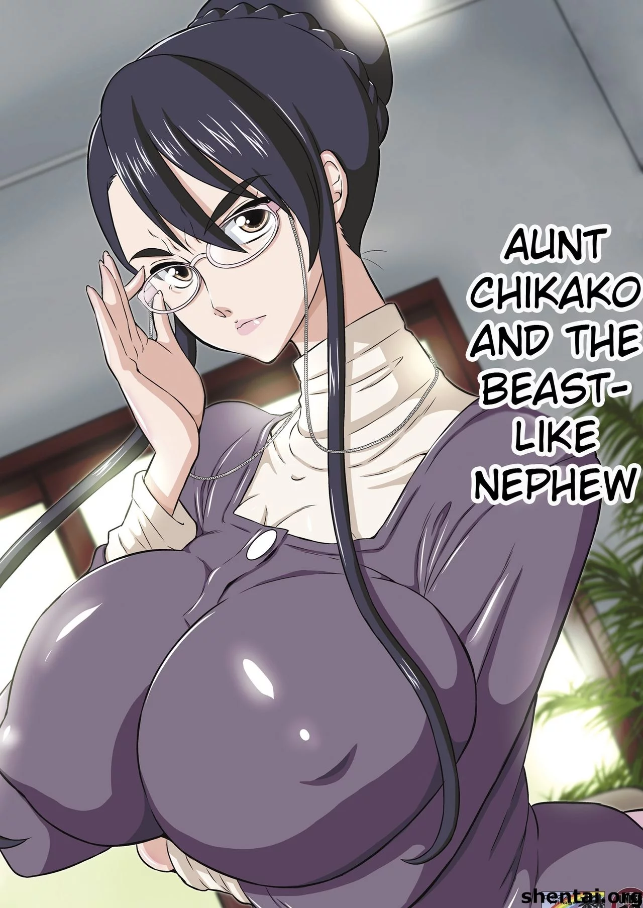 Aunt Chikako and the Beast-like Nephew porn comic picture 1