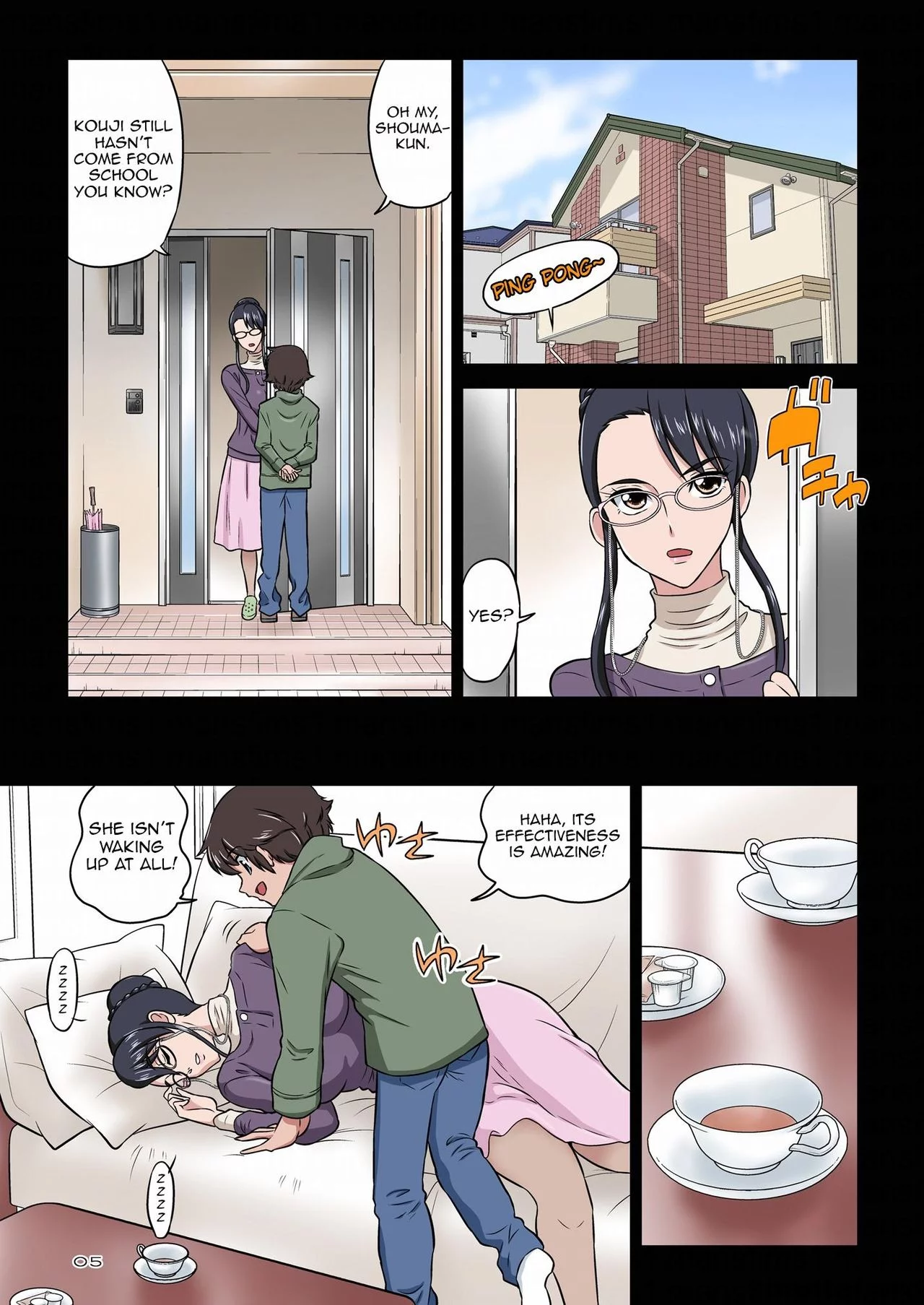 Aunt Chikako and the Beast-like Nephew porn comic picture 4