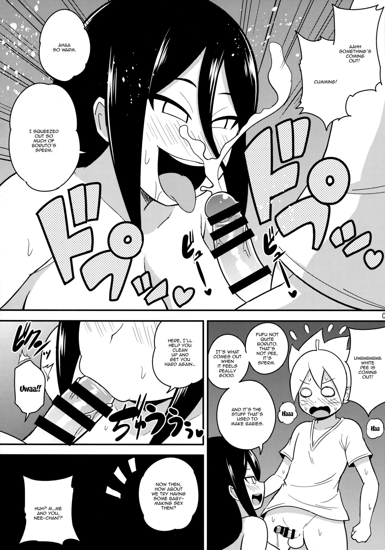 Aunt Hanabi | HANABITCH BORUTAGE porn comic picture 7