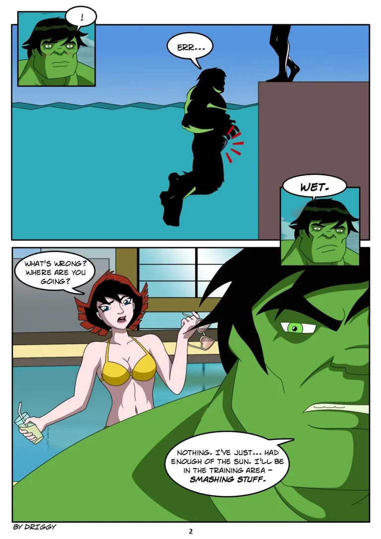 Avengers - Stress Release porn comic picture 3