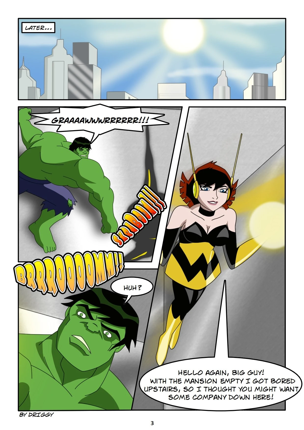 Avengers - Stress Release porn comic picture 4