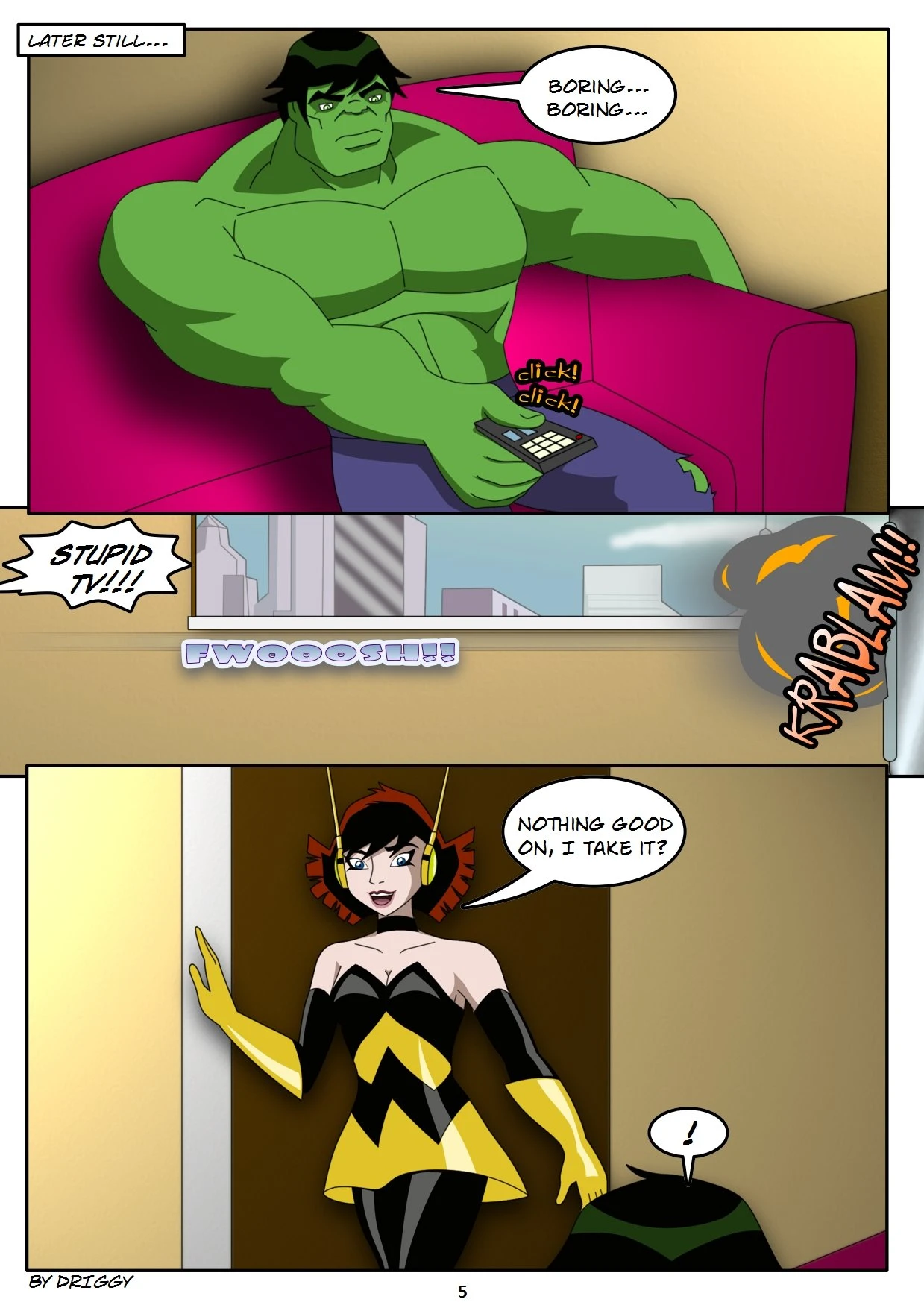 Avengers - Stress Release porn comic picture 6