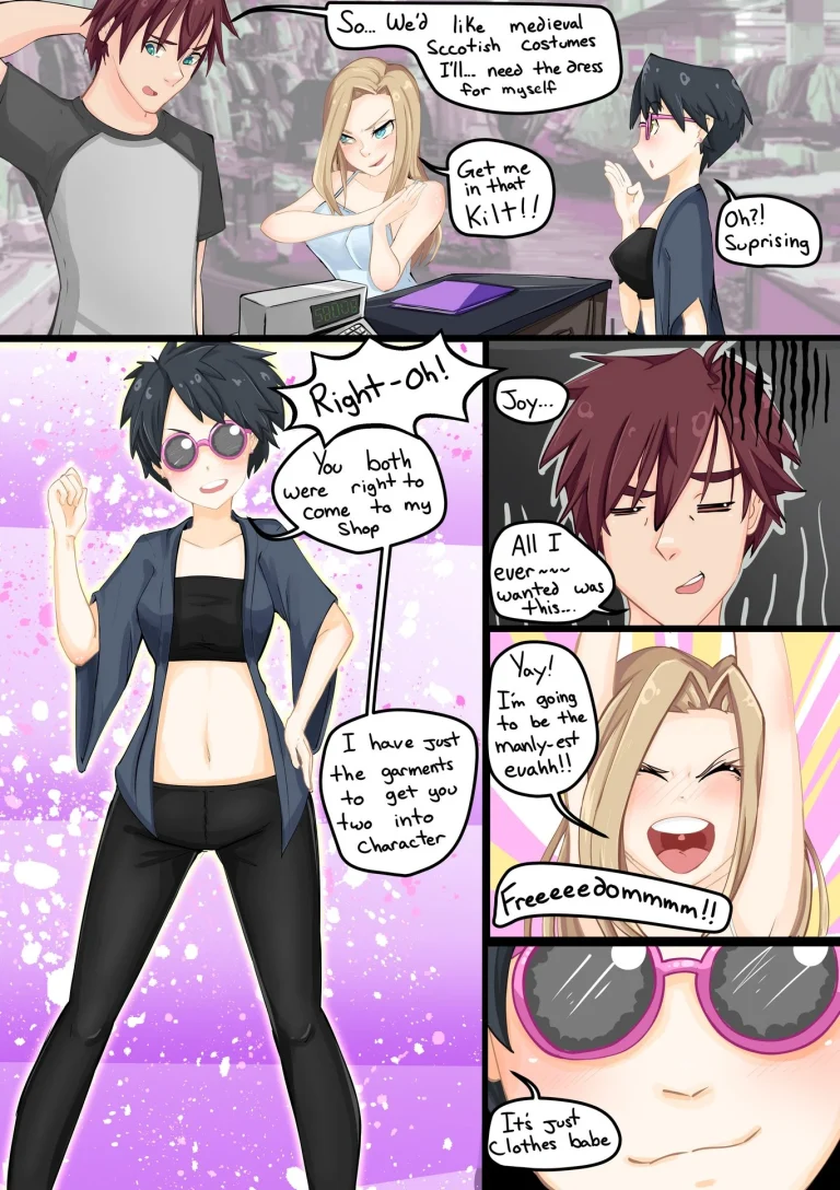 Back in Plaid porn comic picture 4