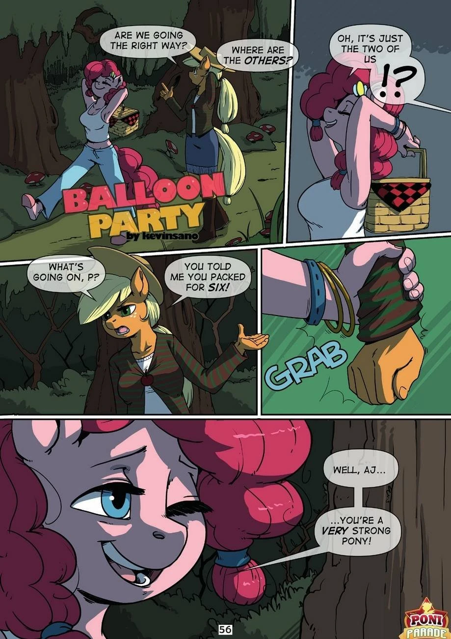 Balloon Party porn comic picture 1