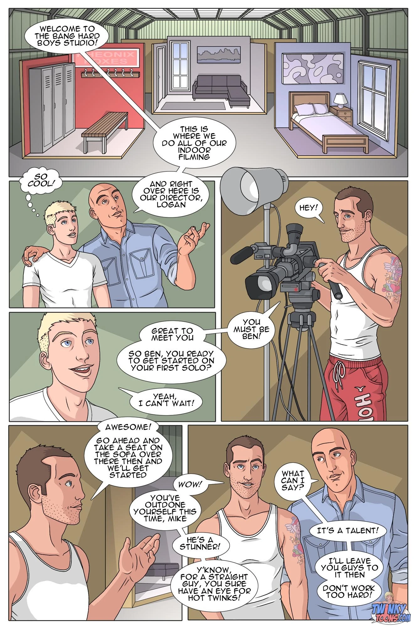 Bang Hard Ben - Parts 1-5 porn comic picture 3