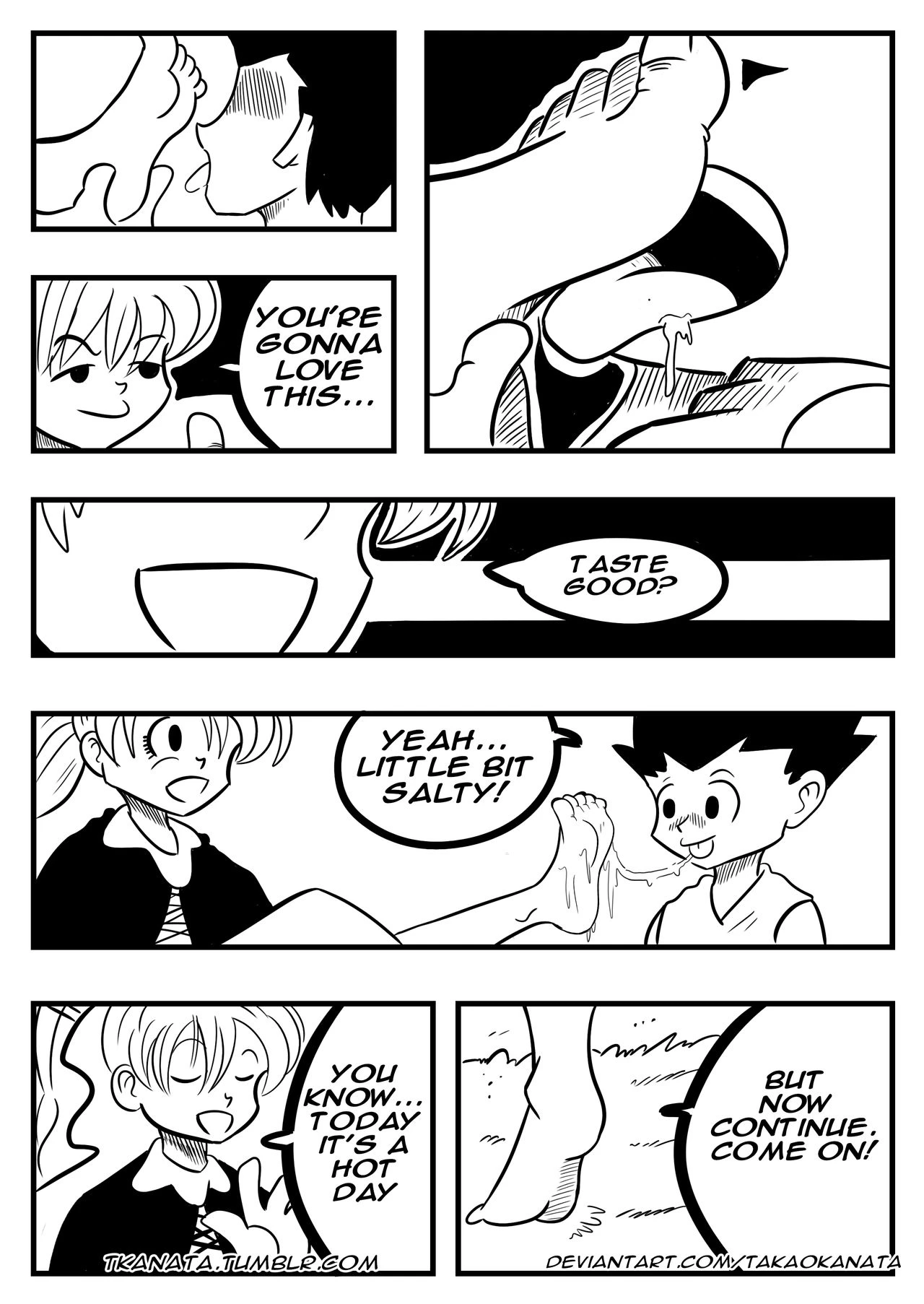 Barefoot Training porn comic picture 11