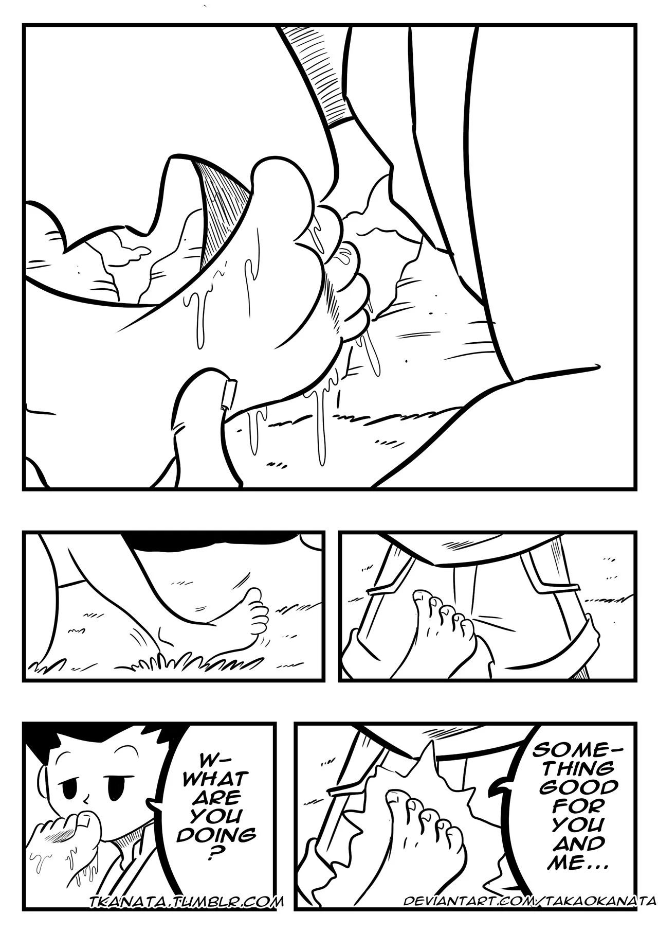 Barefoot Training porn comic picture 12