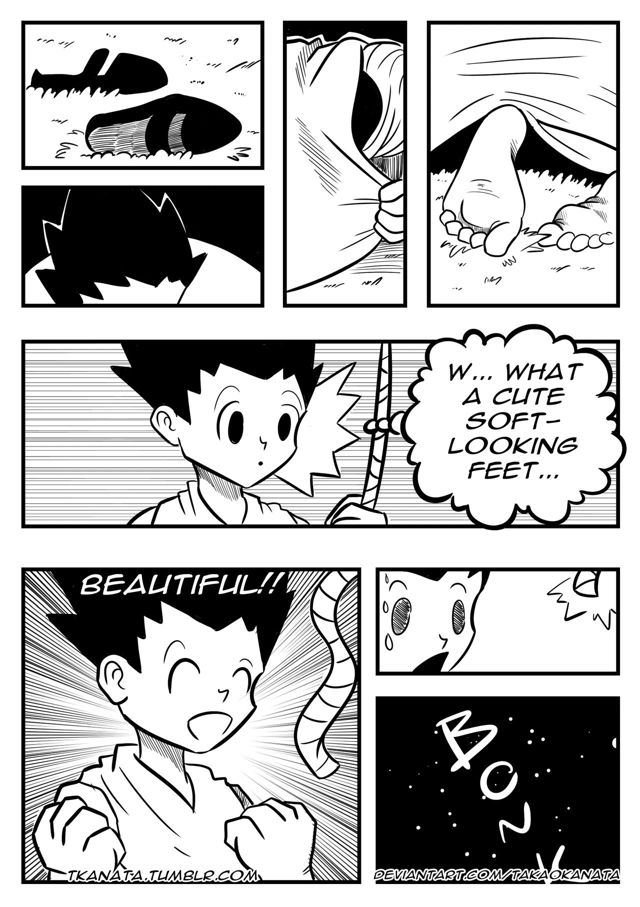 Barefoot Training porn comic picture 3