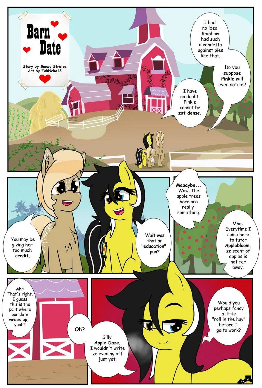 Barn Date porn comic picture 2