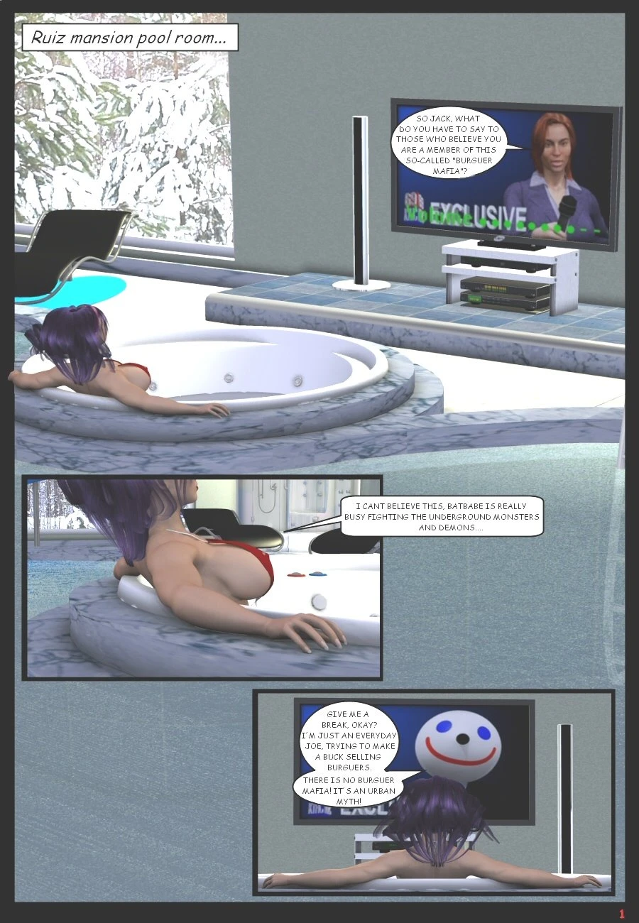 Batteen - Faces the Burguer Mafia porn comic picture 2
